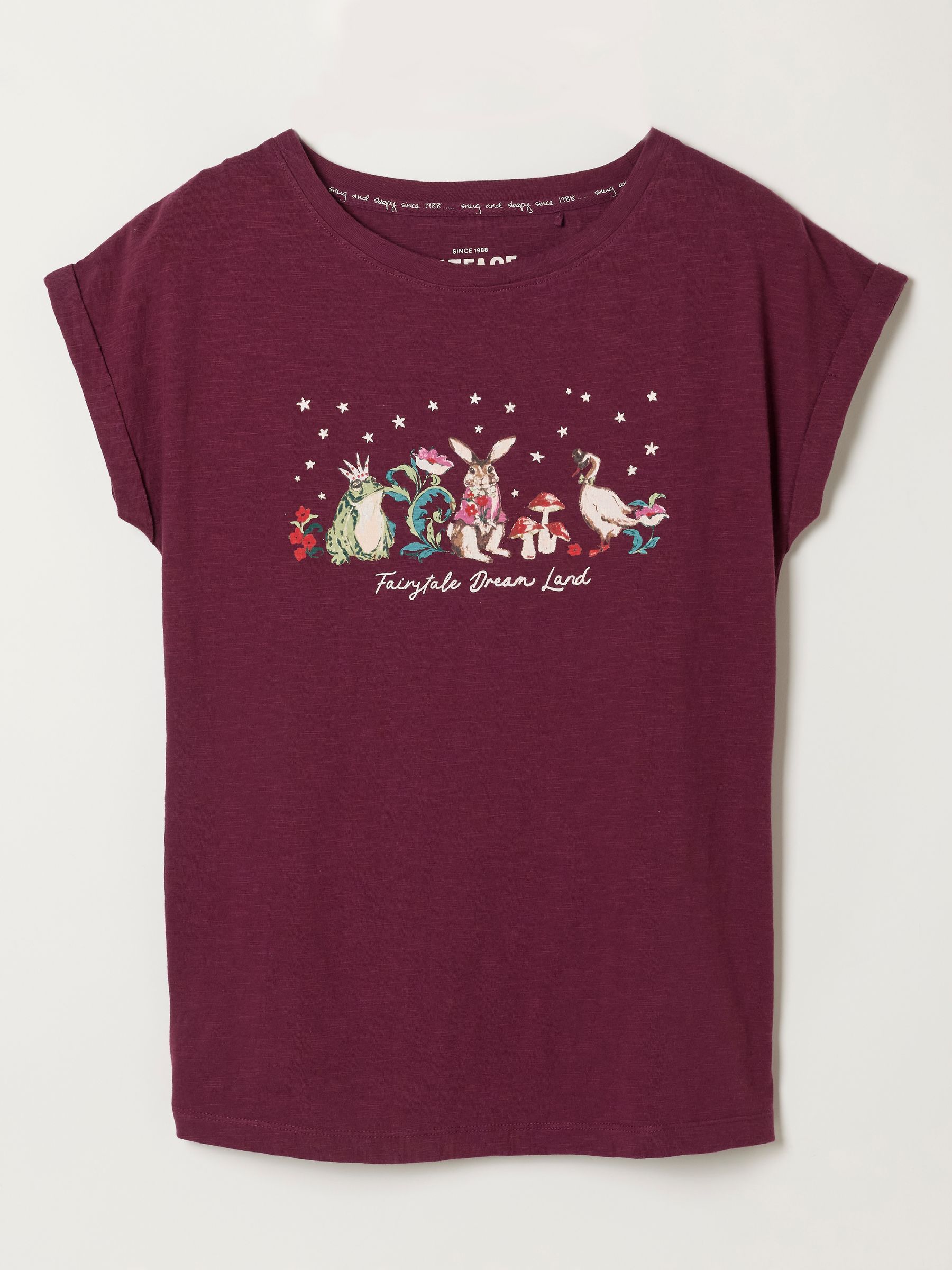 Plum Purple Ivy Fairytale Graphic Tee - Image 6 of 6 Plum Purple Ivy Fairytale Graphic Tee - Image 6 of 6