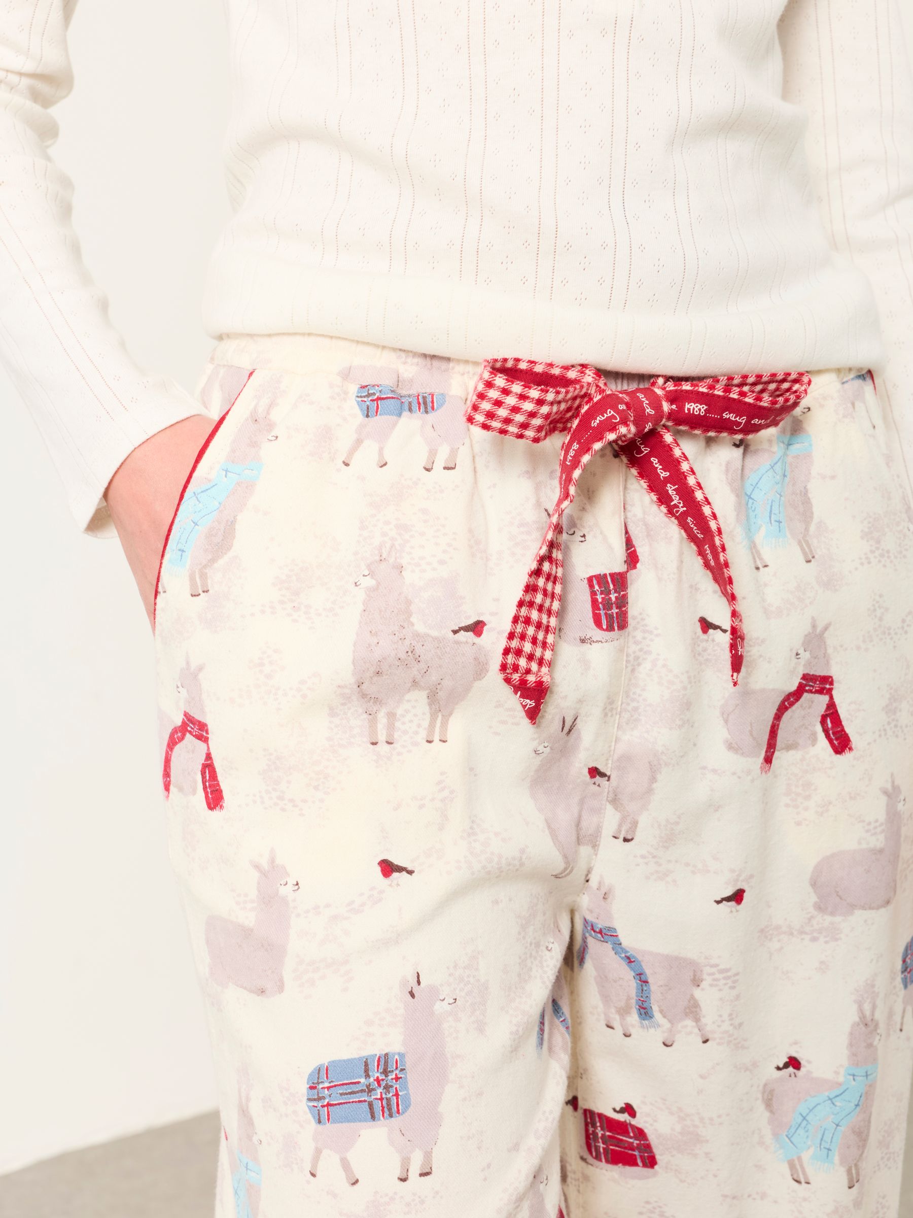Lola Ivory Wide Leg Pant - Image 3 of 7