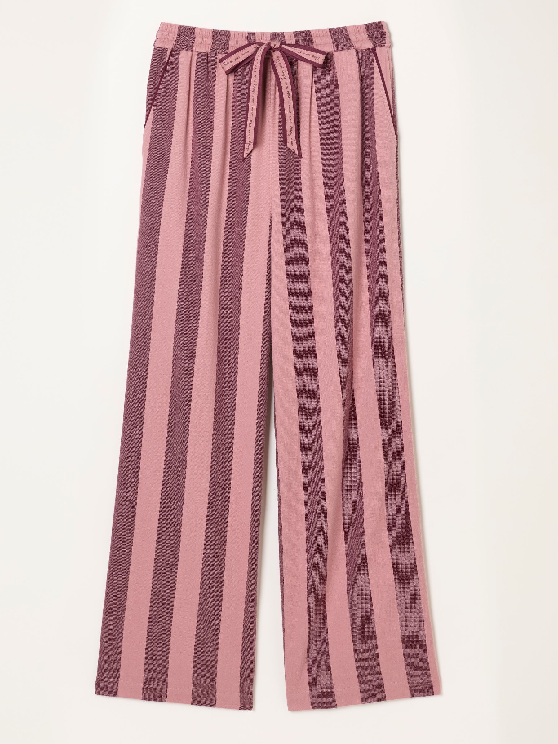 Lola Purple Stripe Wide Leg Pyjama Bottoms - Image 6 of 6 Lola Purple Stripe Wide Leg Pyjama Bottoms - Image 6 of 6