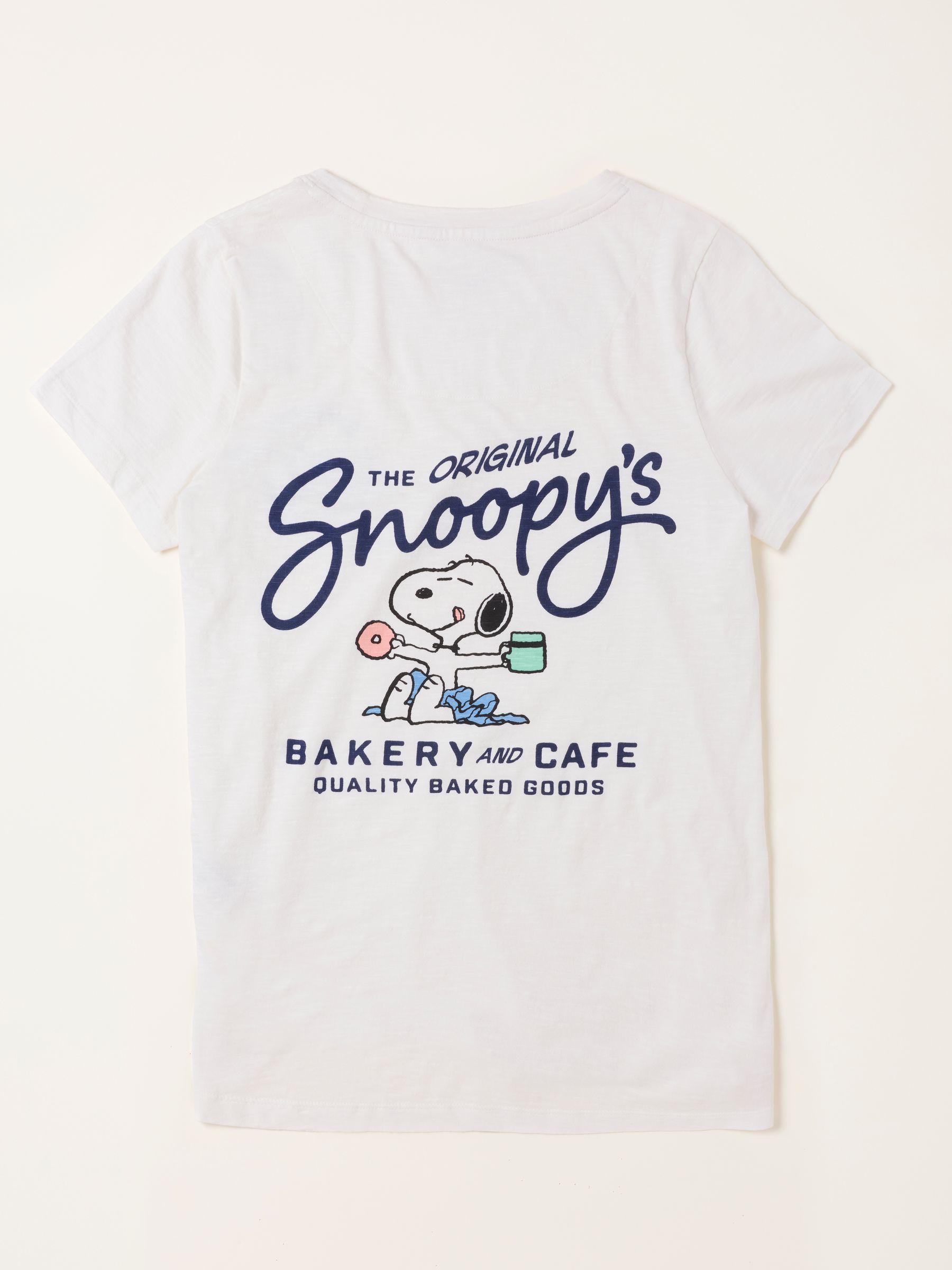 Navy Blue Cafe Snoopy Pant and Tee Pyjama Set - Image 6 of 7
