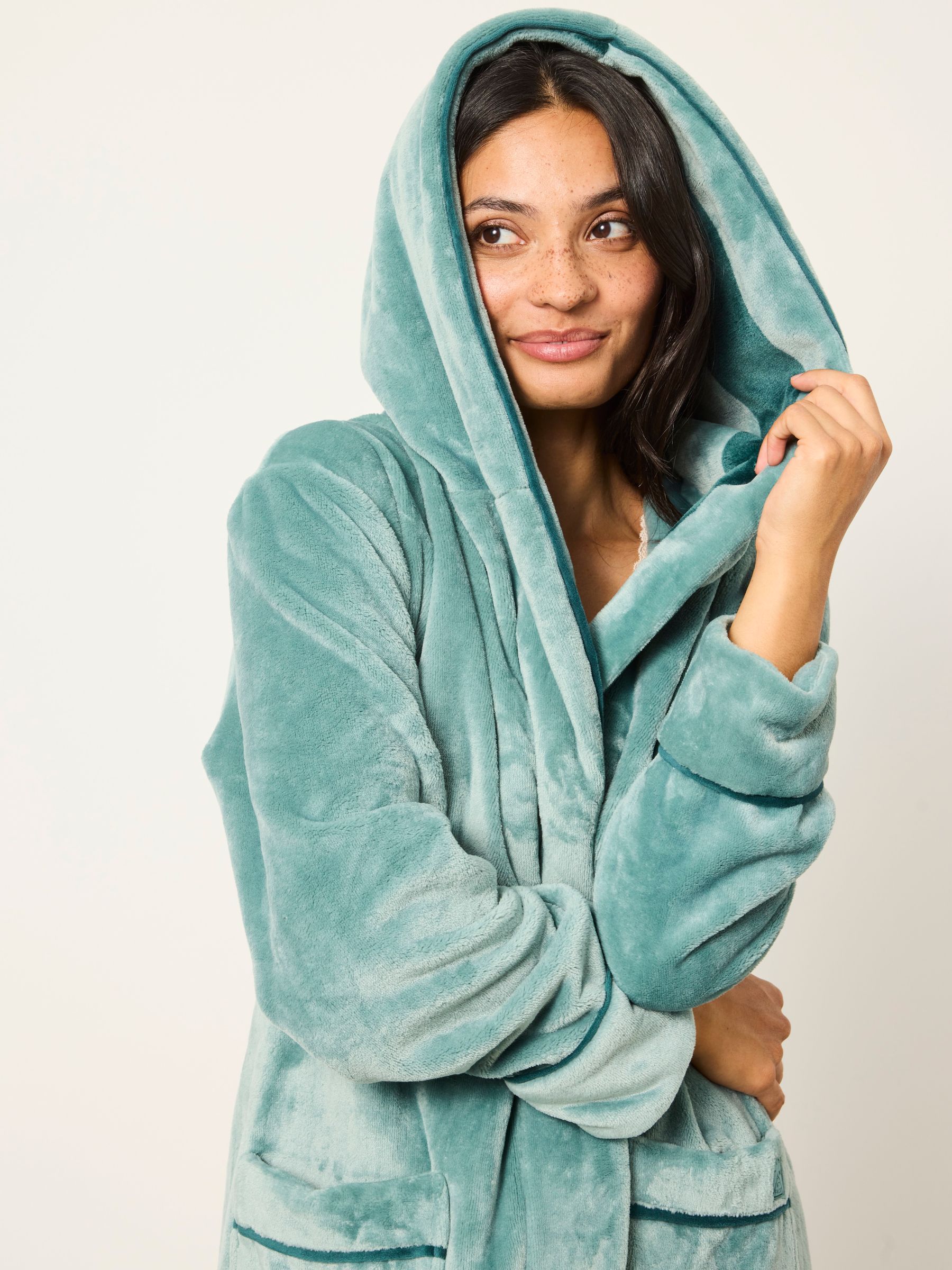 Light Green Soft Dressing Gown - Image 3 of 7