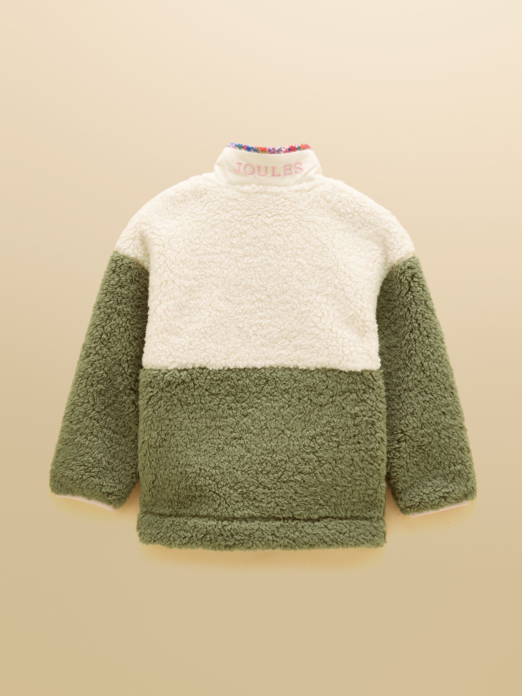 Girls' Tilly Khaki Green Zip Through Fleece - Image 2 of 5