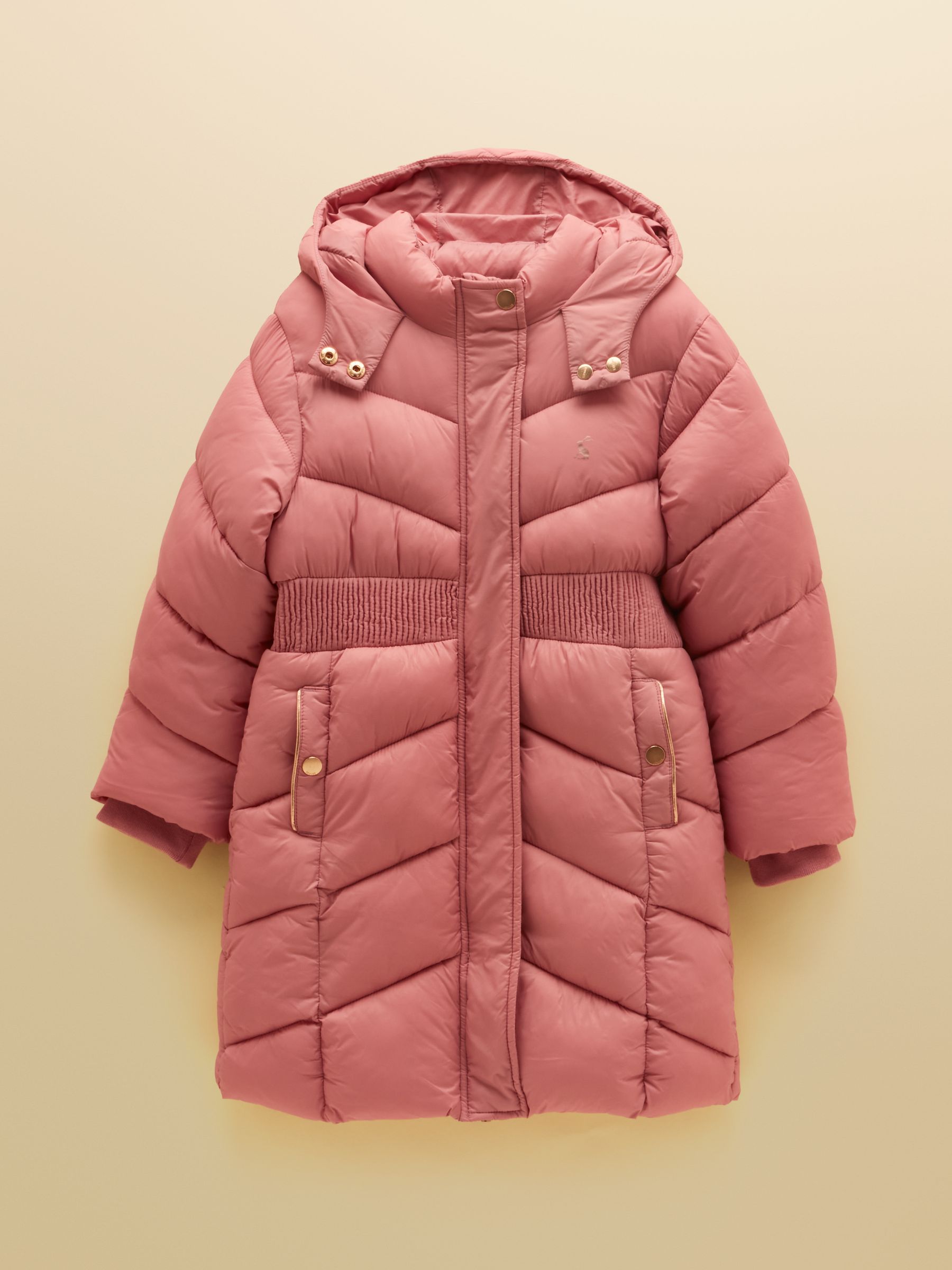 Girls' Chloe Pink Showerproof Padded Coat - Image 1 of 5