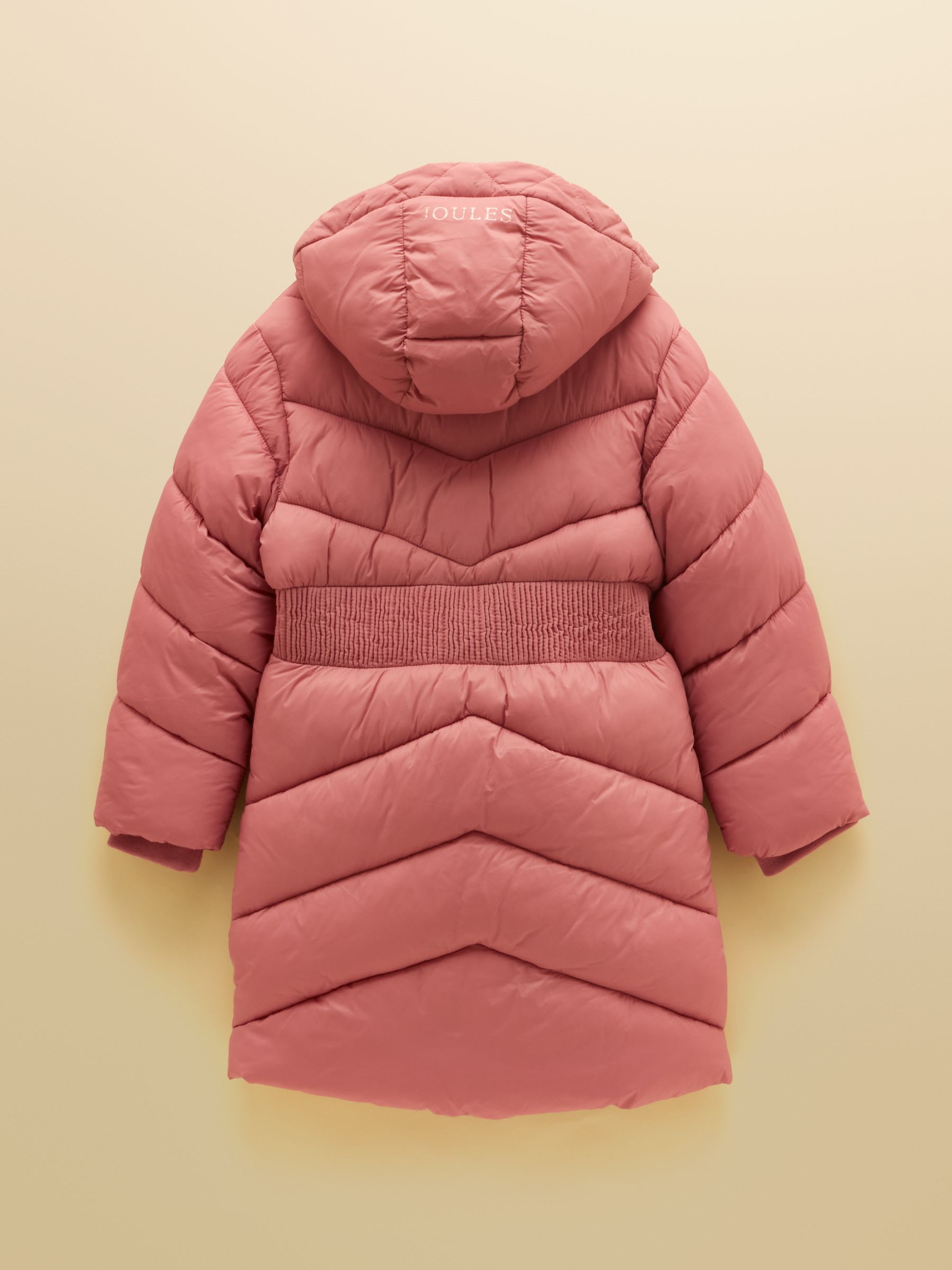 Girls' Chloe Pink Showerproof Padded Coat - Image 2 of 5