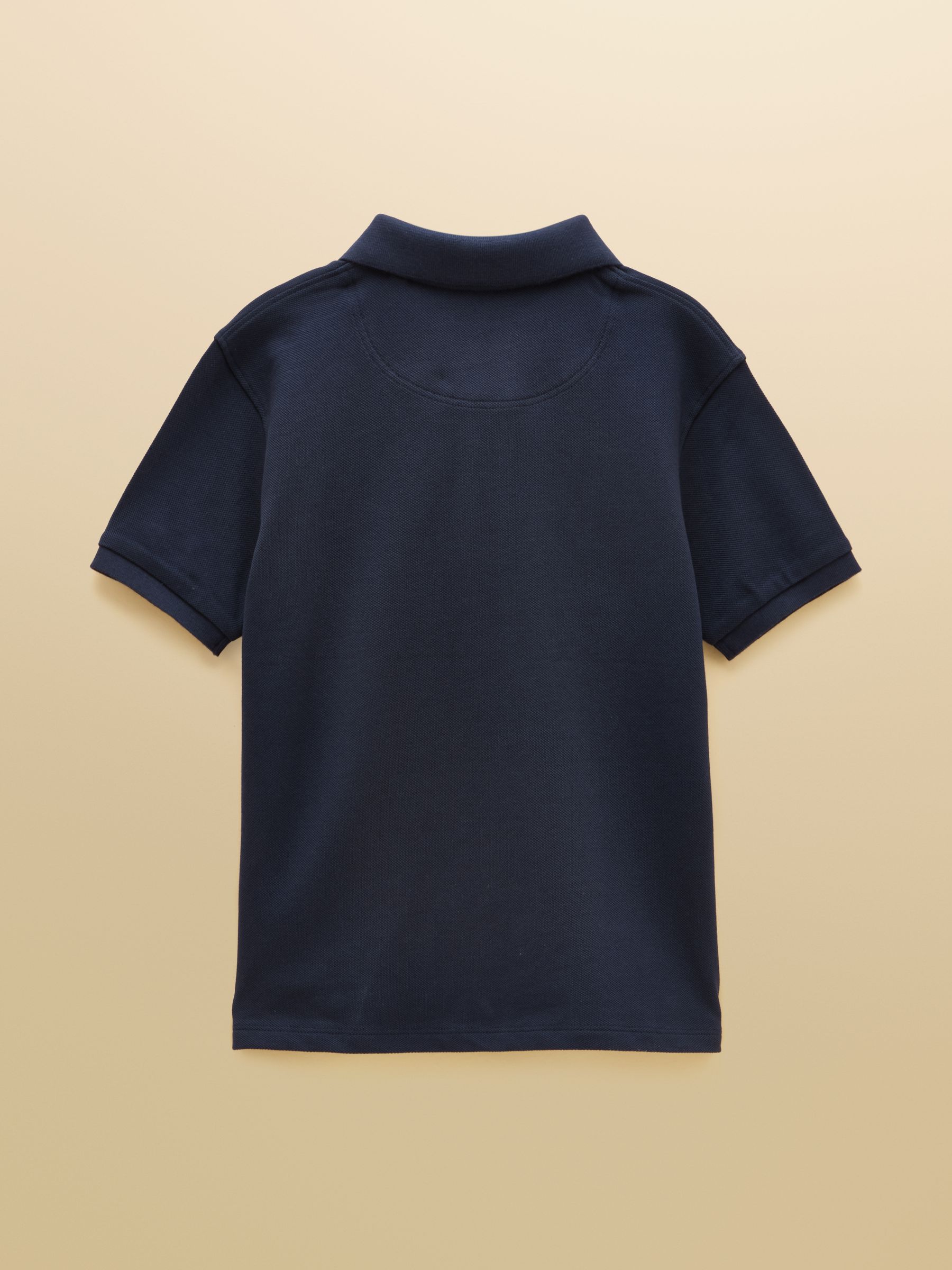 Boys' Woody Navy Short Sleeve Cotton Polo Shirt - Image 2 of 5