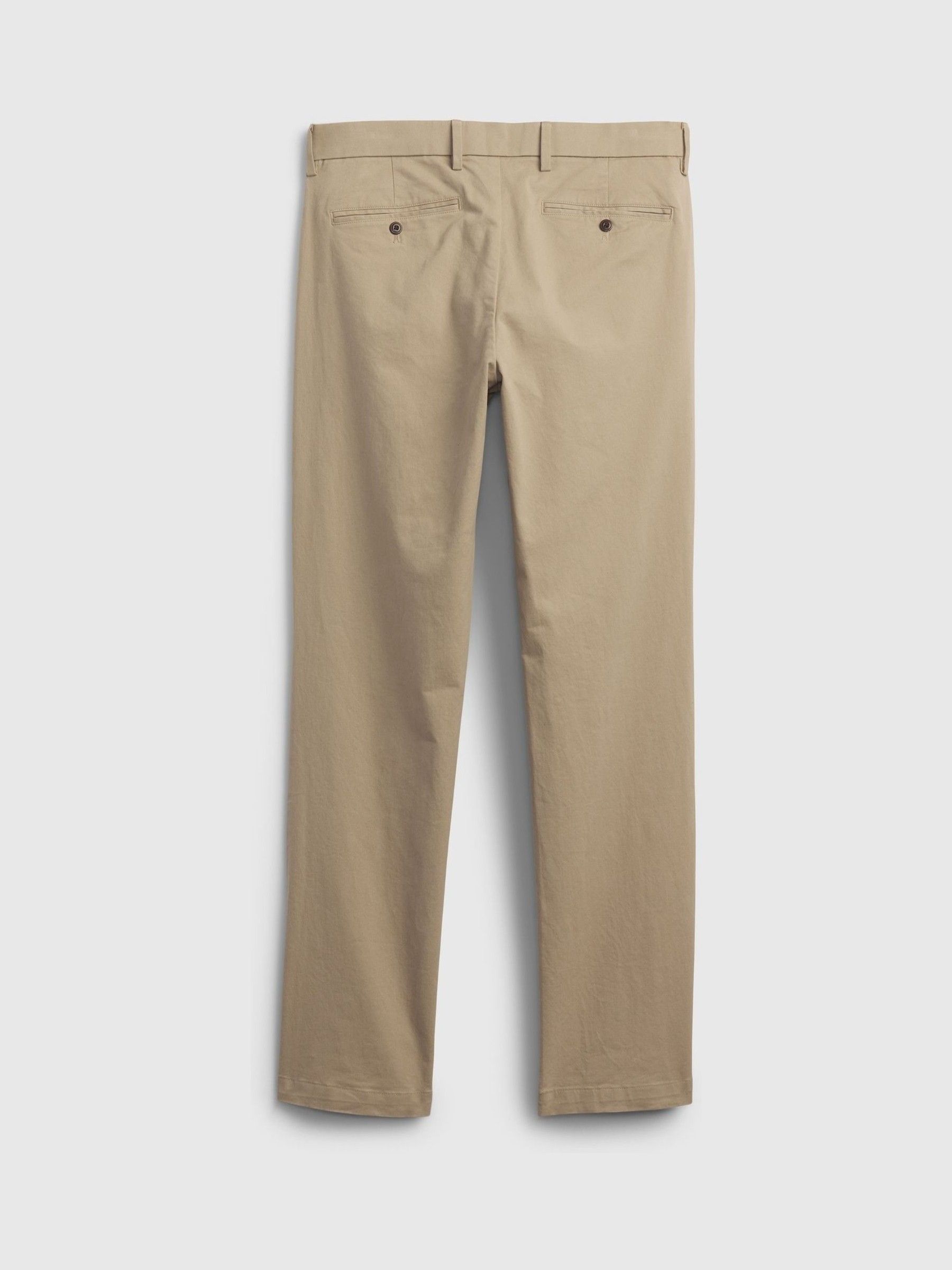 Beige Modern Straight Chinos - Image 6 of 6