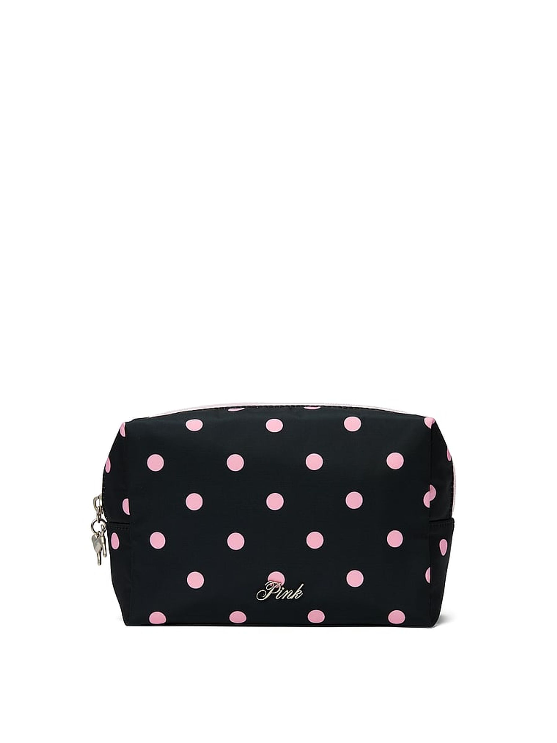 Black Polka Dot Makeup Bag - Image 1 of 3
