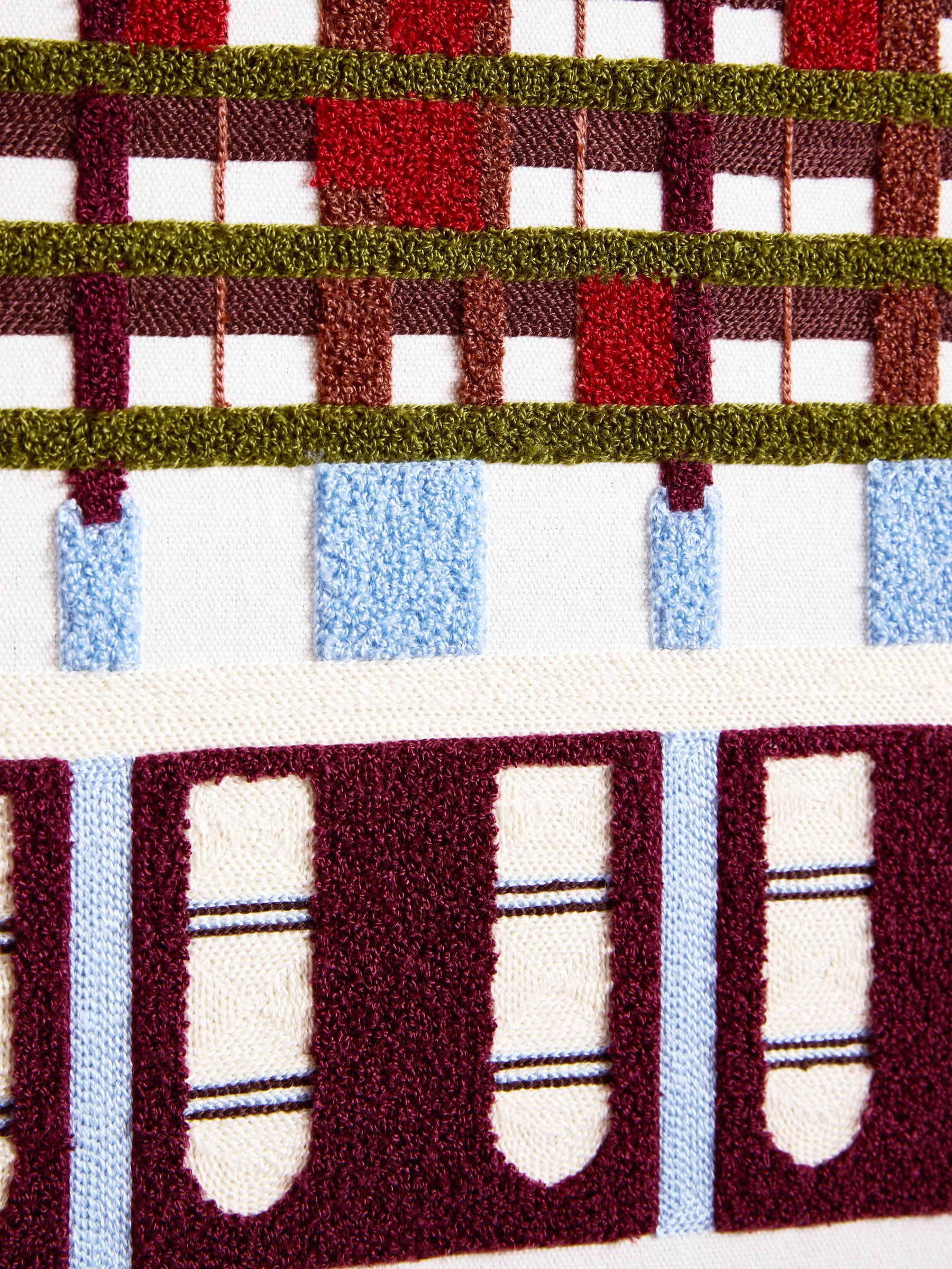 Tier Embroidered Wall Art in Multi - Image 5 of 5