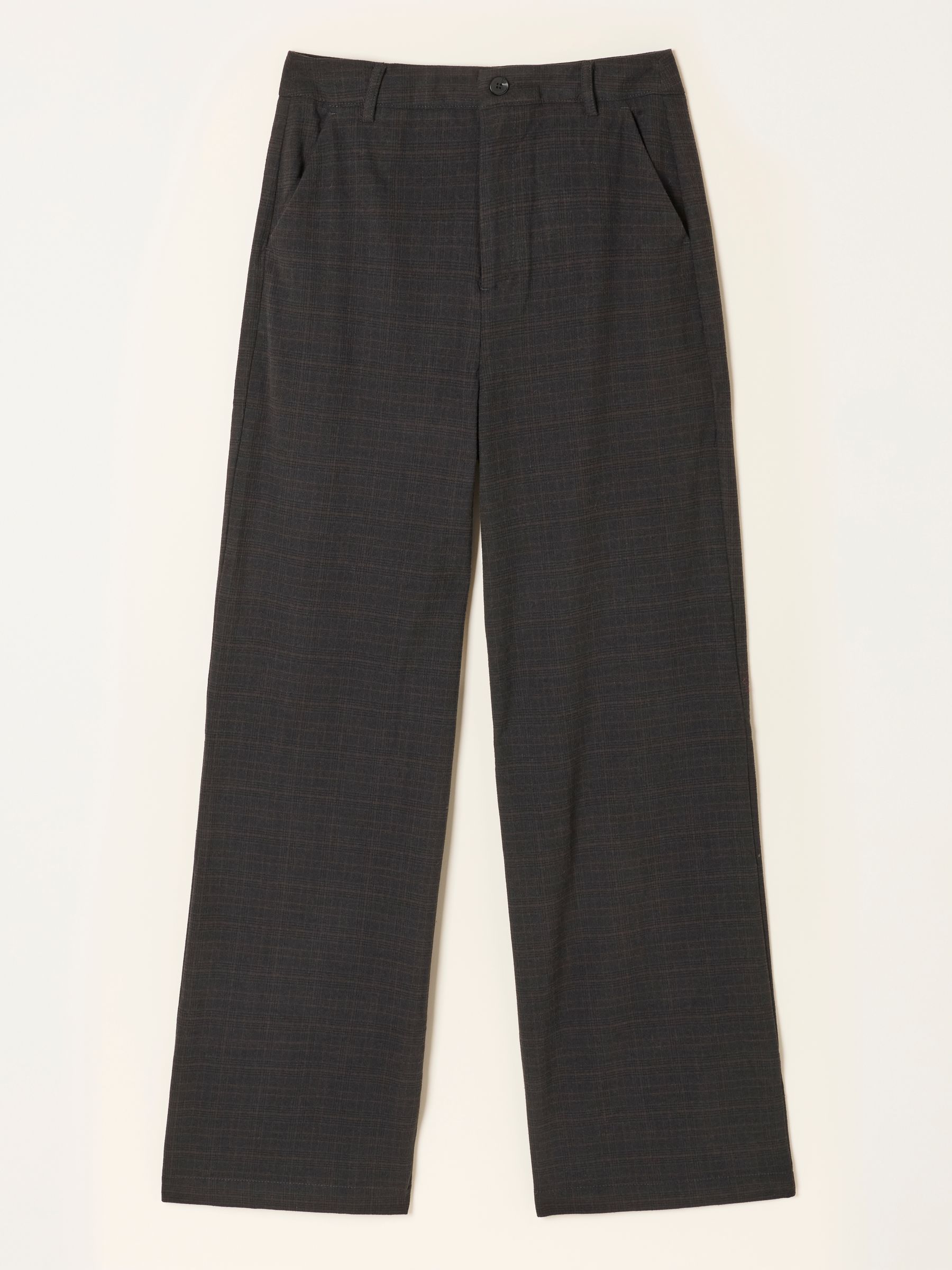 Presley Black Kilt Check Trousers - Image 1 of 1 Presley Black Kilt Check Trousers - Image 1 of 1