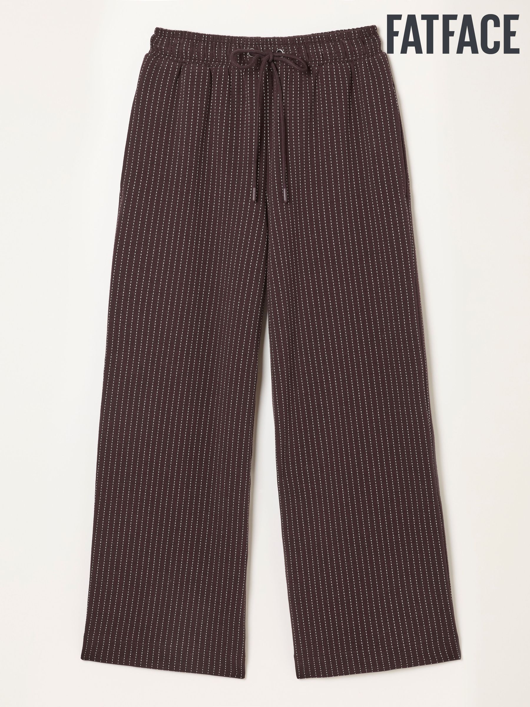 Jenny Brown Jersey Stripe Trousers - Image 9 of 9