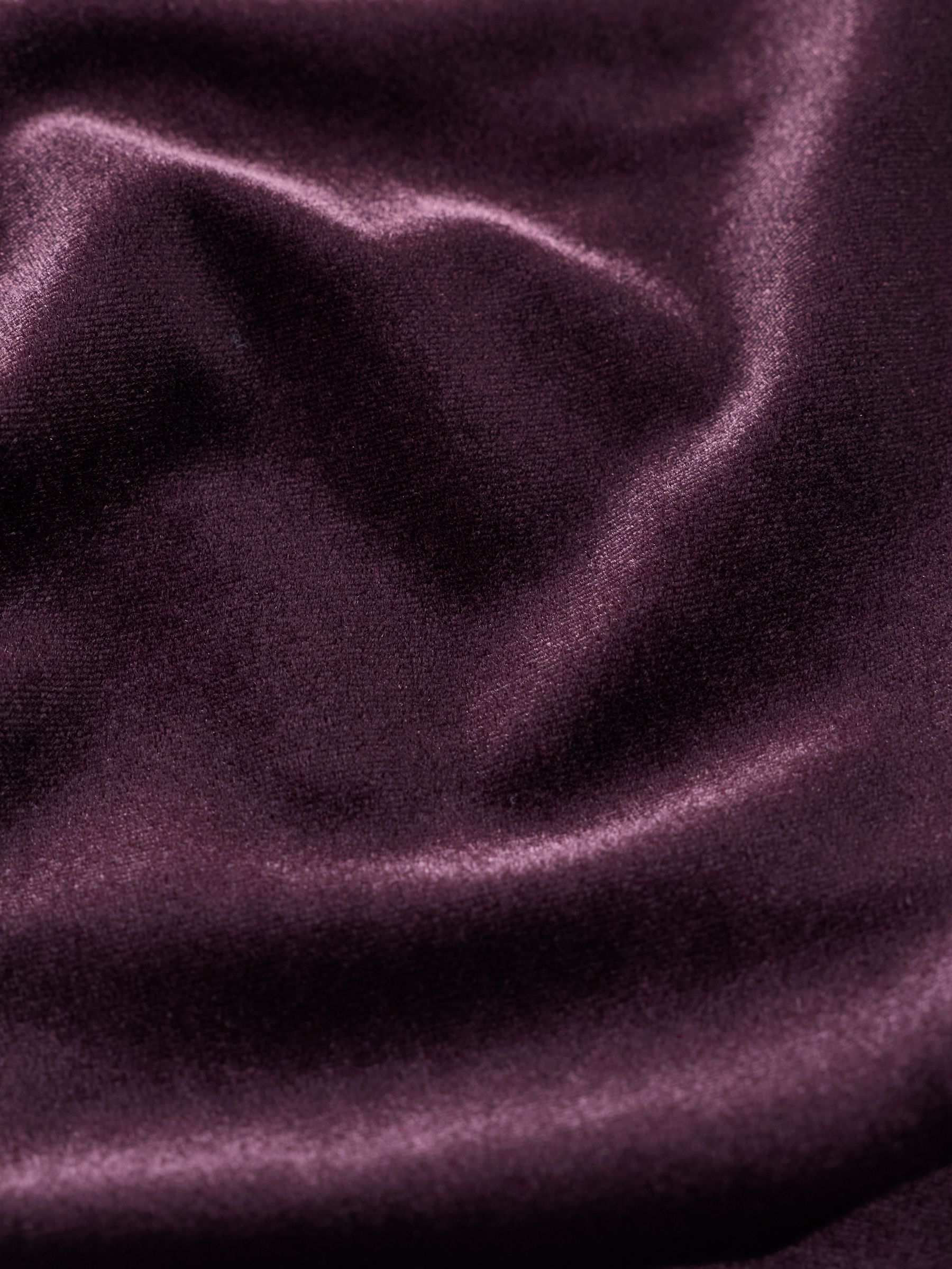 Tilly Plum Purple Tapered Velvet Trousers - Image 7 of 7 Tilly Plum Purple Tapered Velvet Trousers - Image 7 of 7