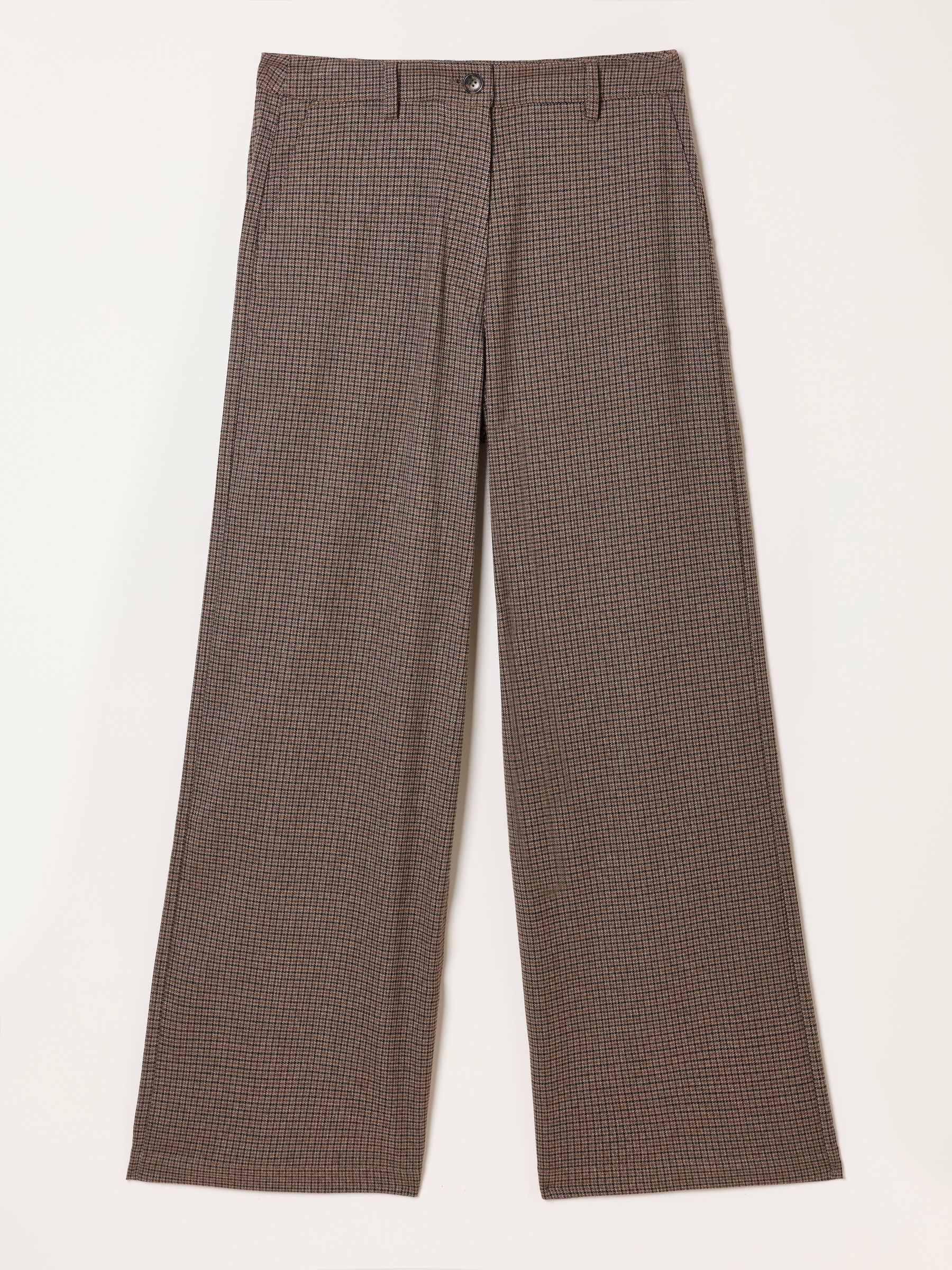 Presley Brown Mini Check Trousers - Image 6 of 6 Presley Brown Mini Check Trousers - Image 6 of 6