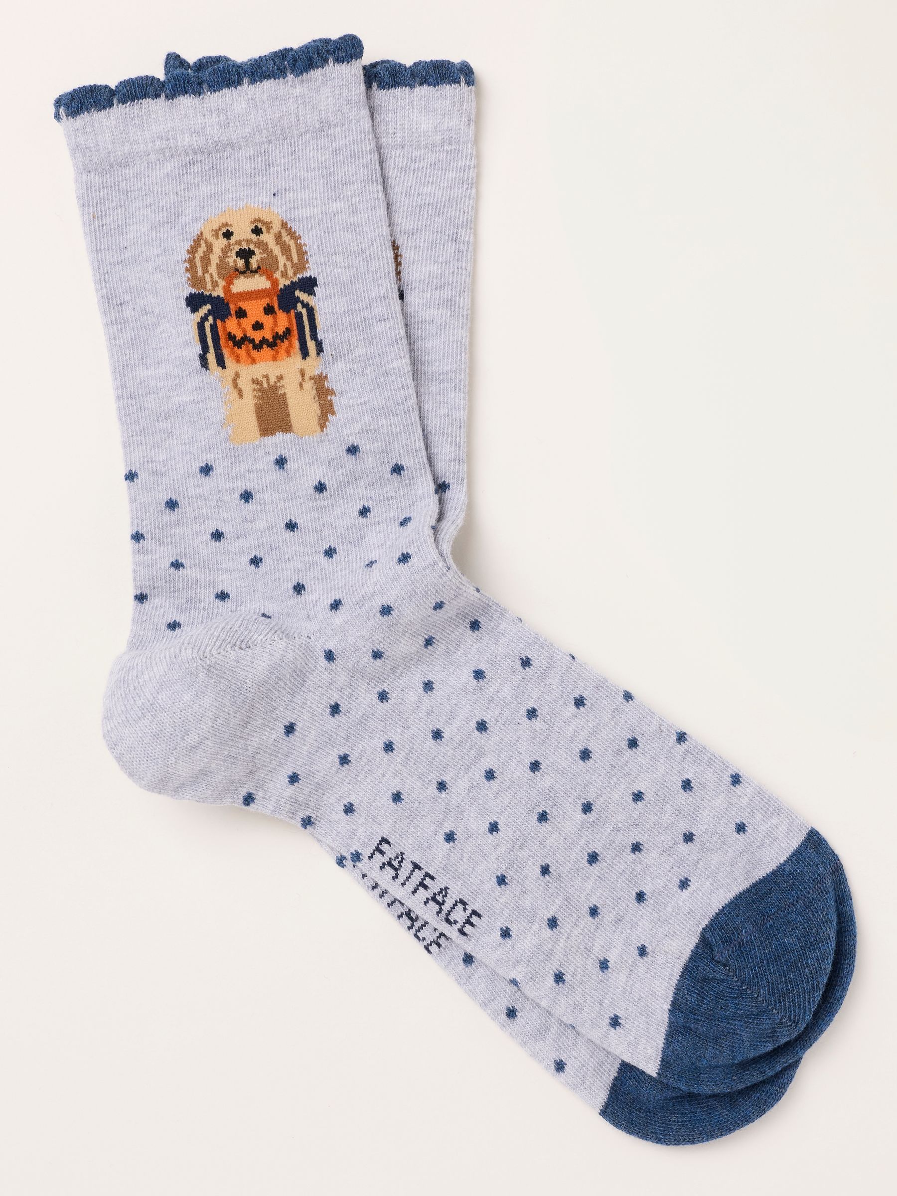 Grey Halloween Dog Socks - Image 1 of 2