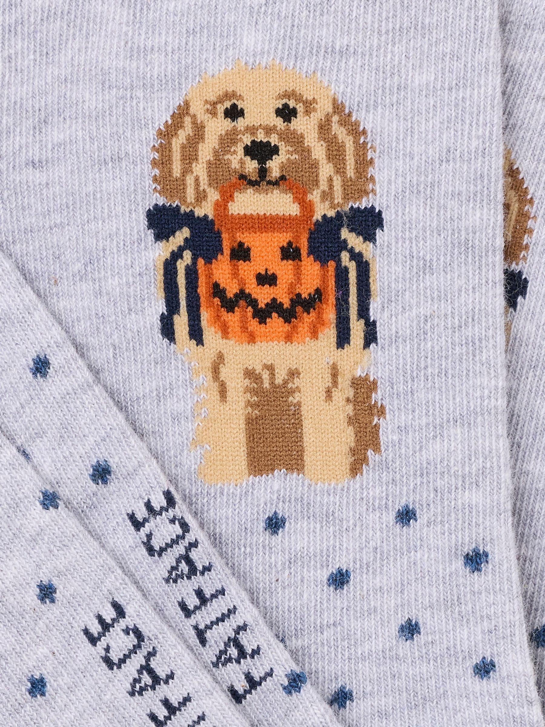 Grey Halloween Dog Socks - Image 2 of 2