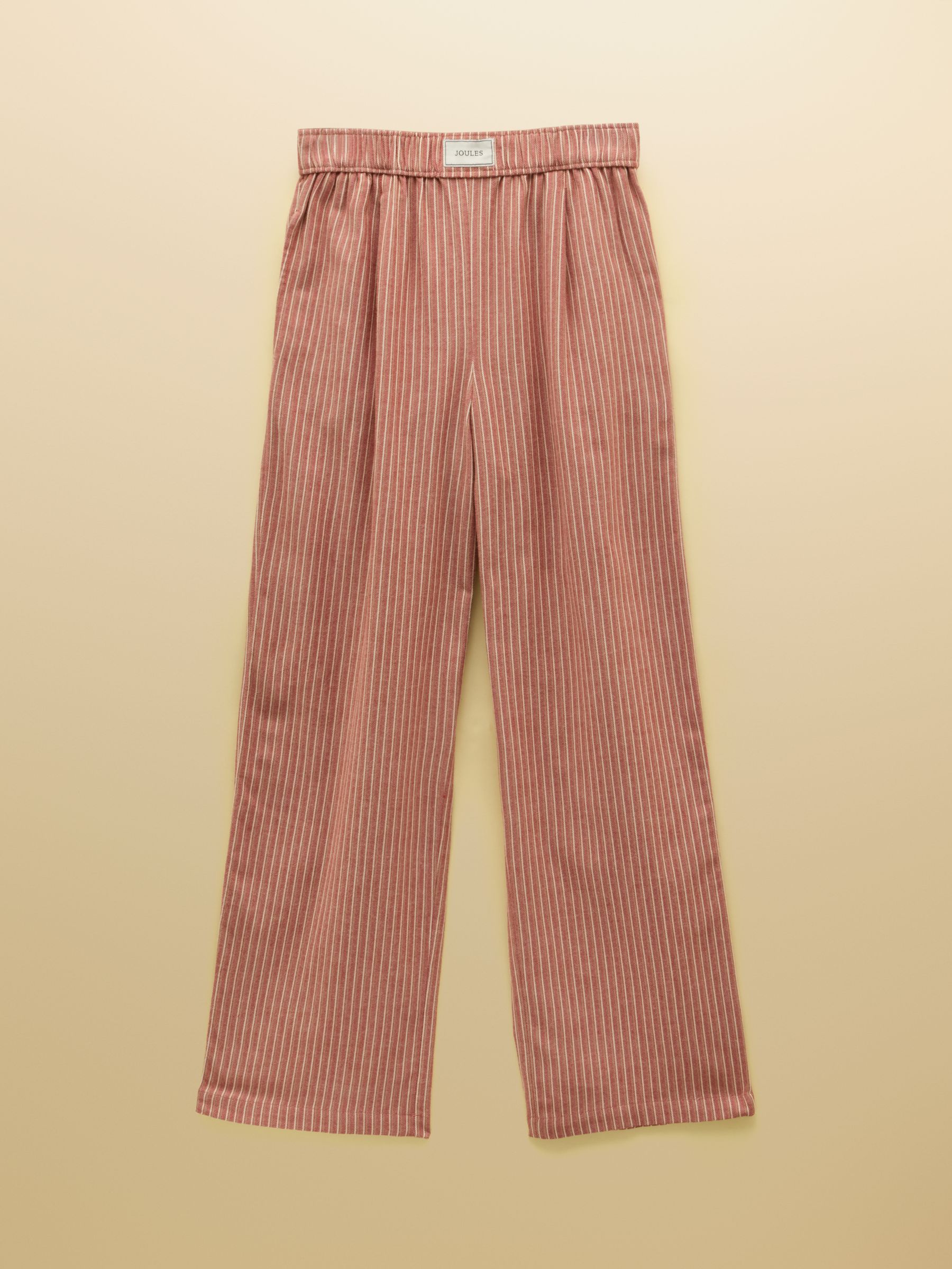 Flannel Hallie Red/Ecru Stripe Pull-On Trousers - Image 7 of 7