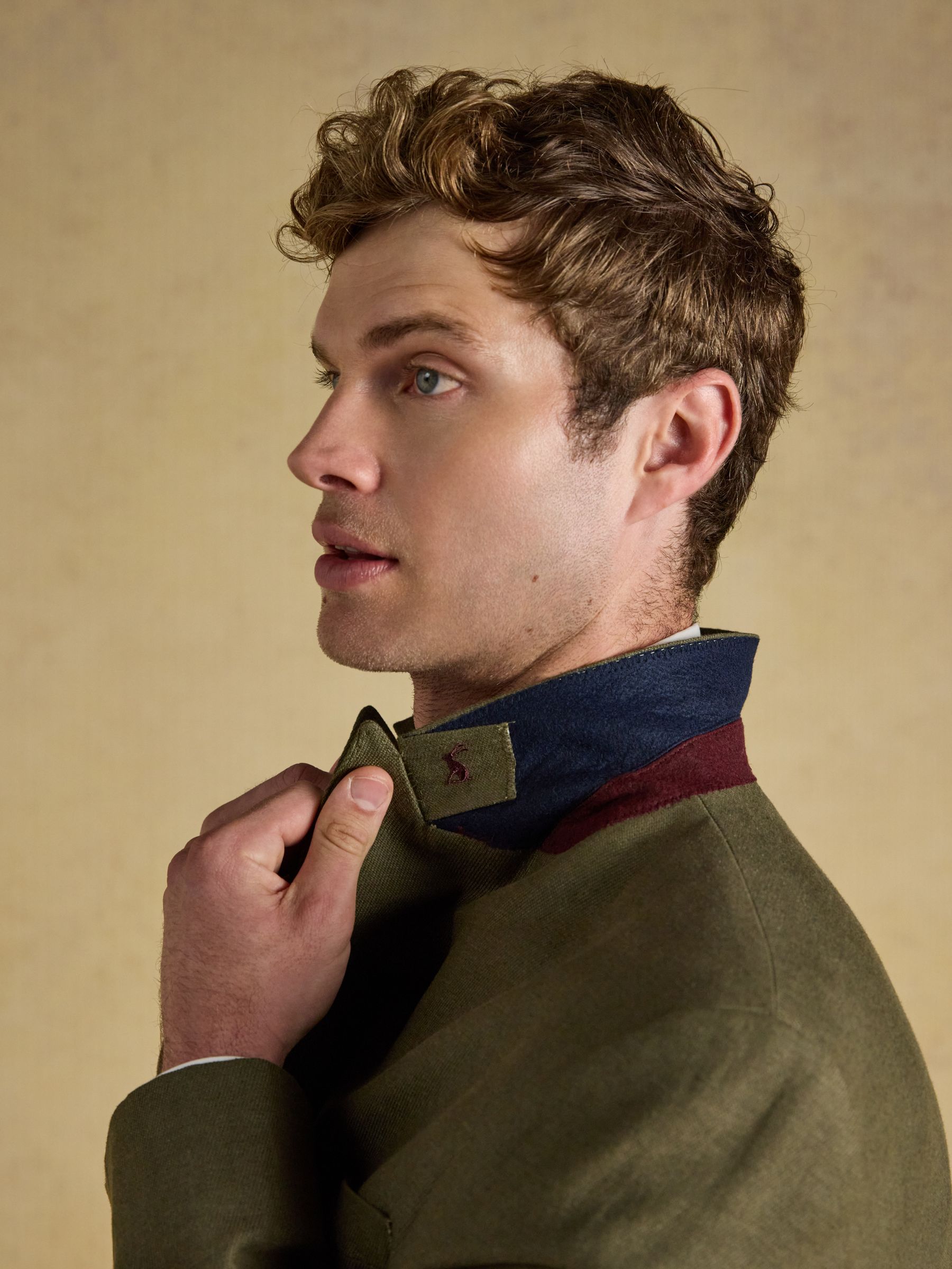 Green Slim Fit Linen Suit Jacket - Image 4 of 10