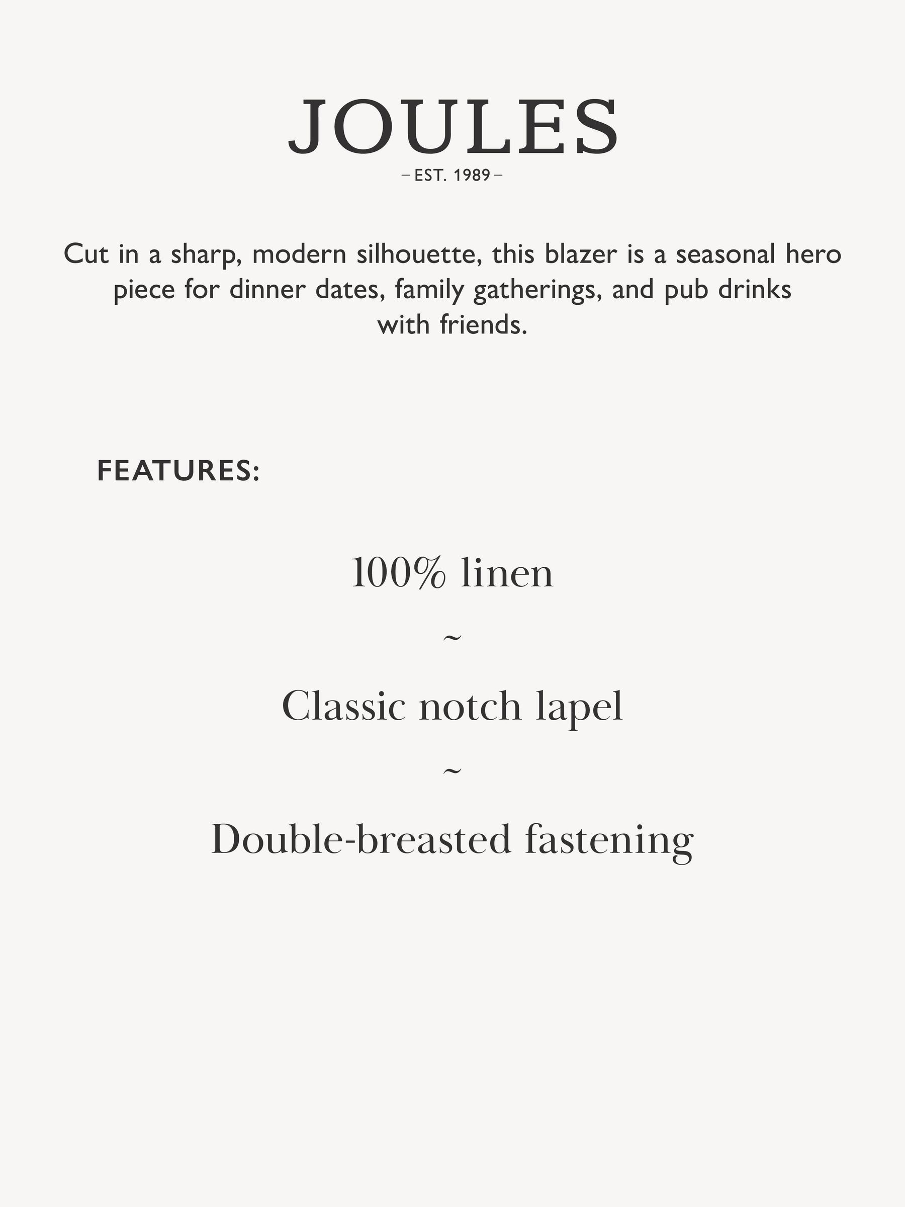 Brown Slim Fit Linen Blazer - Image 3 of 10