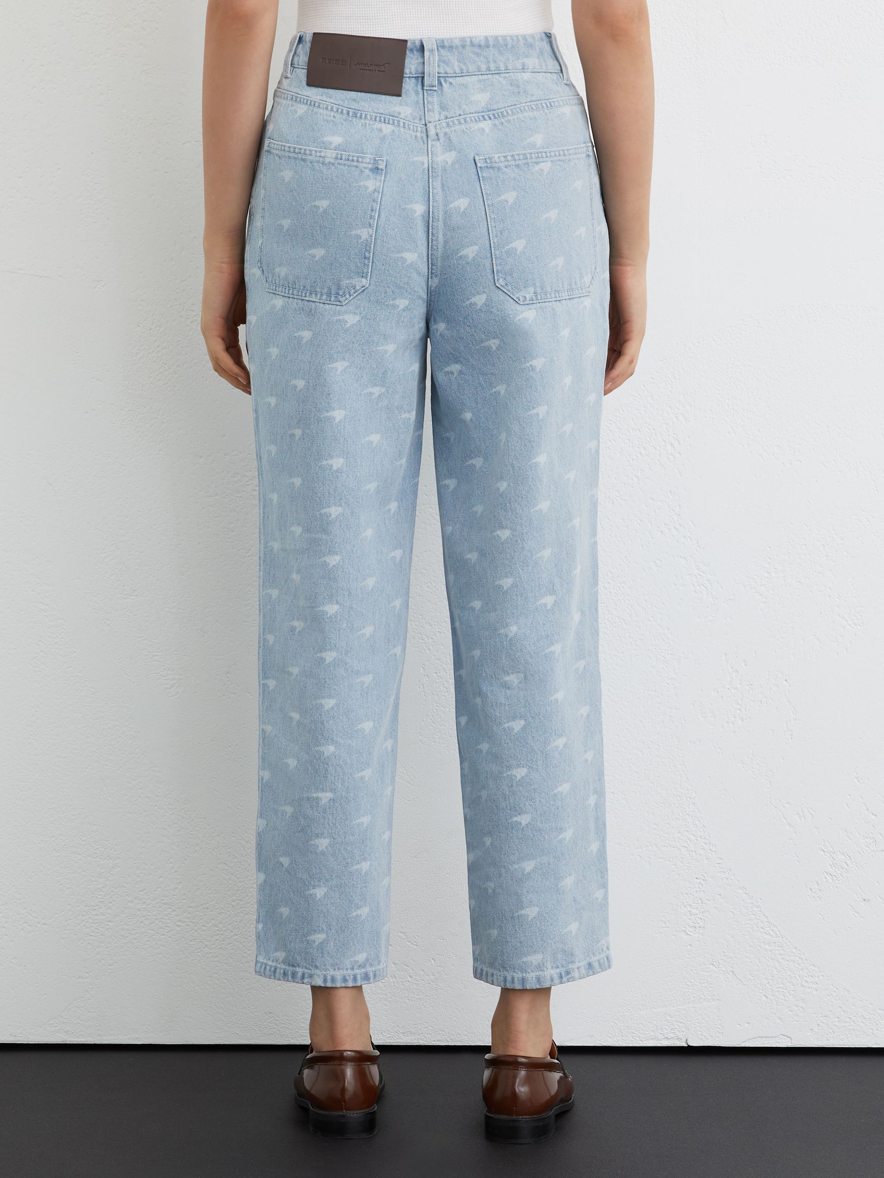 McLaren Racing Straight-Leg Speedmark Jeans in Soft Blue - Image 5 of 7