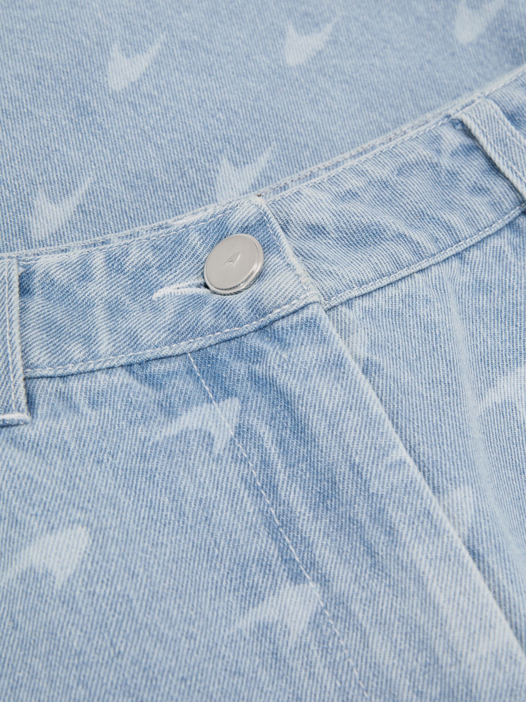 McLaren Racing Straight-Leg Speedmark Jeans in Soft Blue - Image 7 of 7