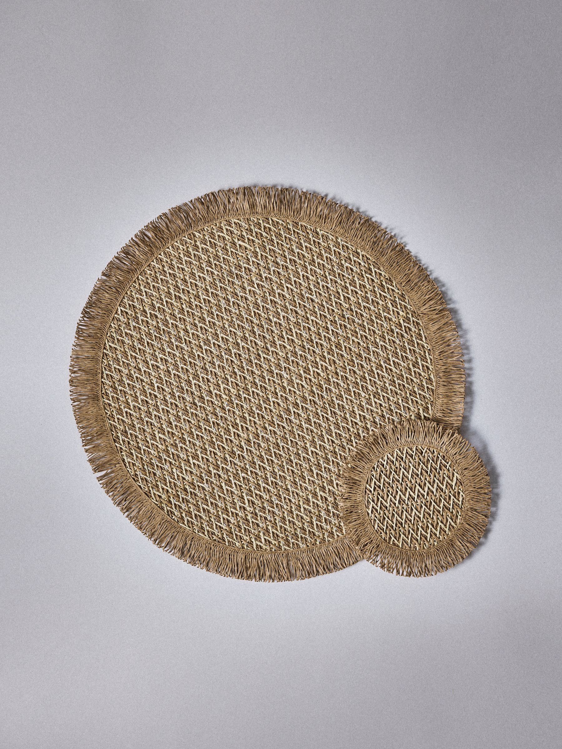 The Set 12 Pack Natural Woven Placemats and Coaster Set - Image 6 of 6 The Set 12 Pack Natural Woven Placemats and Coaster Set - Image 6 of 6