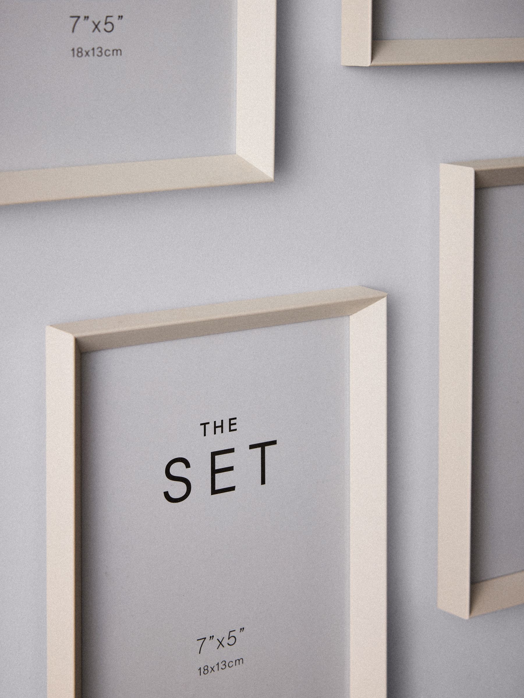 The Set 8 Pack Cream 7x5 Frames - Image 3 of 3