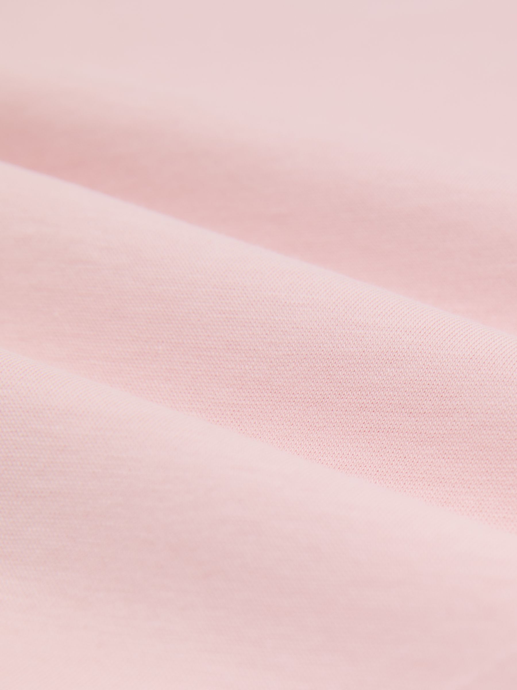 Cotton Crew-Neck T-Shirt in Pink - Image 6 of 6