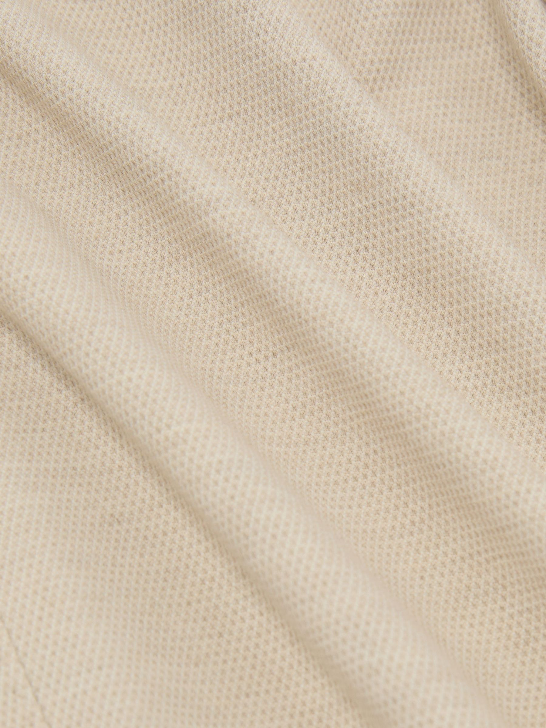 Textured Jersey Single-Breasted Suit Blazer Tailored Fit in Stone - Image 6 of 7