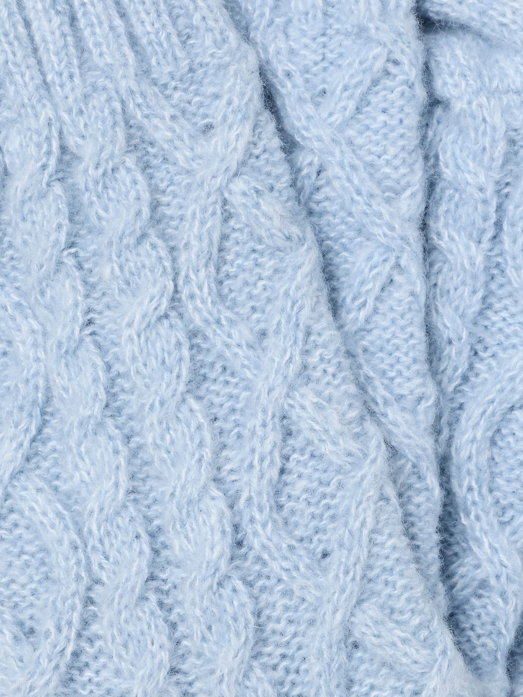 Lounge Cable Socks in Blue - Image 2 of 2