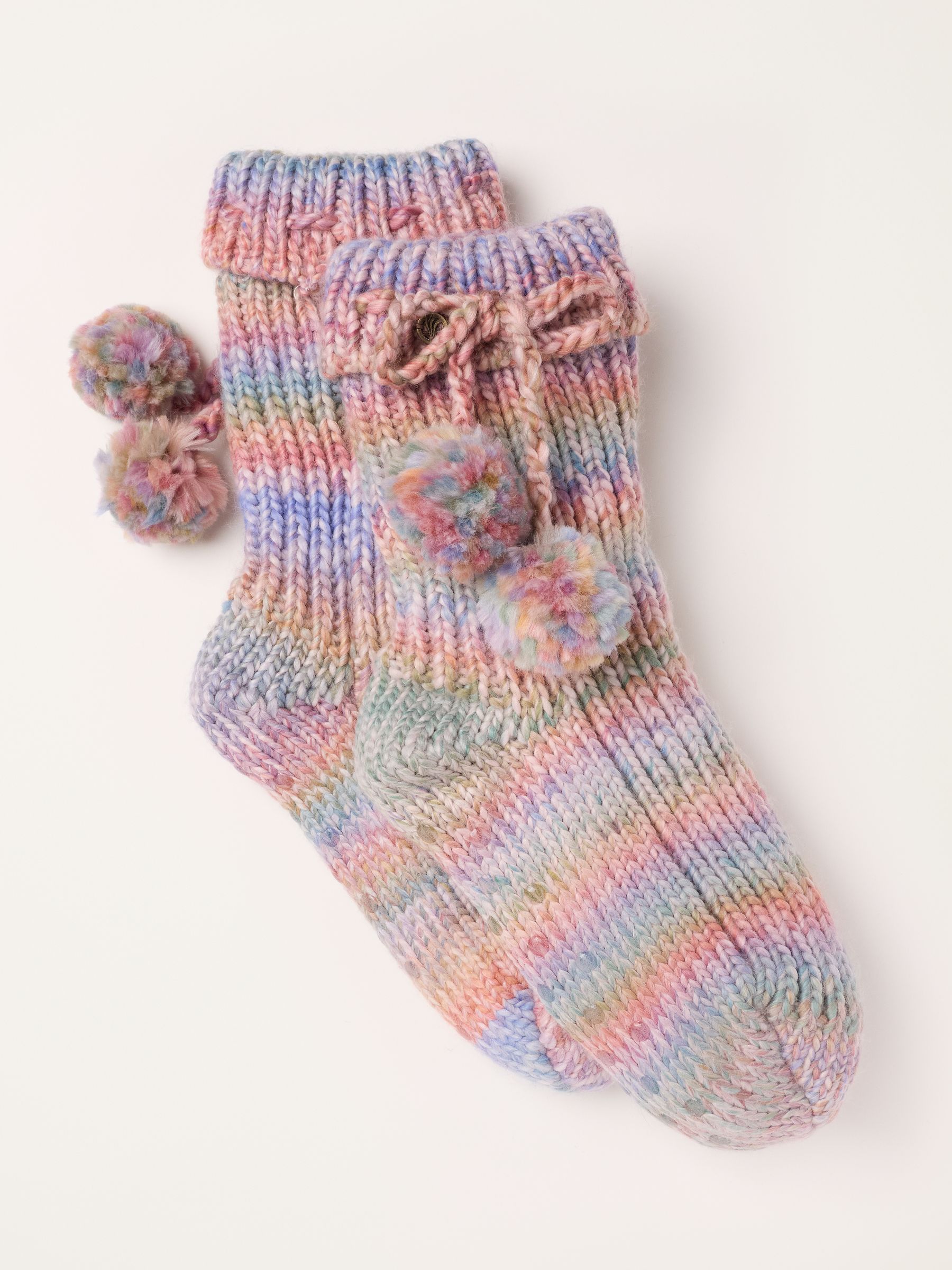 Ombre Slipper Socks in Multi Colour - Image 1 of 2 Ombre Slipper Socks in Multi Colour - Image 1 of 2