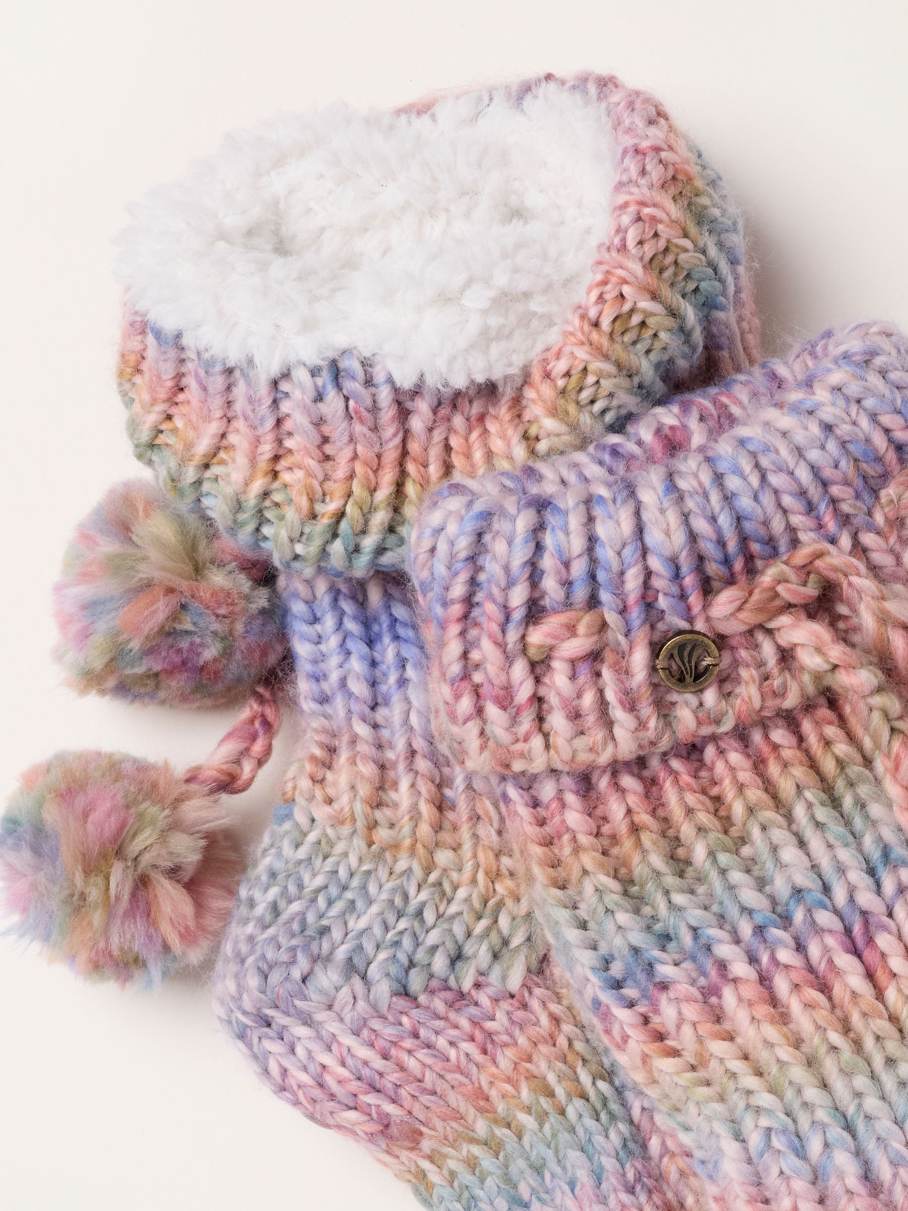 Ombre Slipper Socks in Multi Colour - Image 2 of 2 Ombre Slipper Socks in Multi Colour - Image 2 of 2