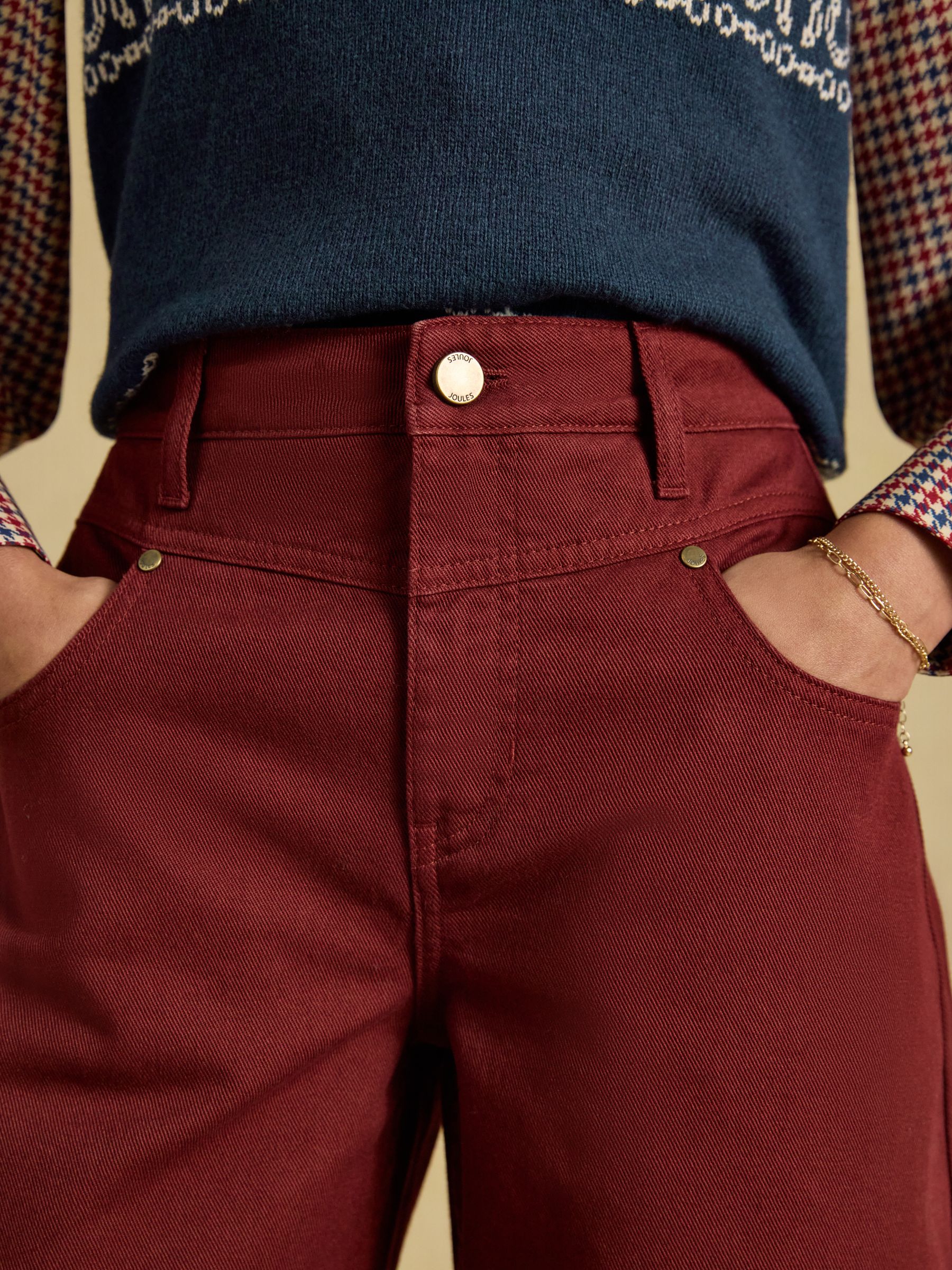 Brown Western Barrel Jean - Image 3 of 6