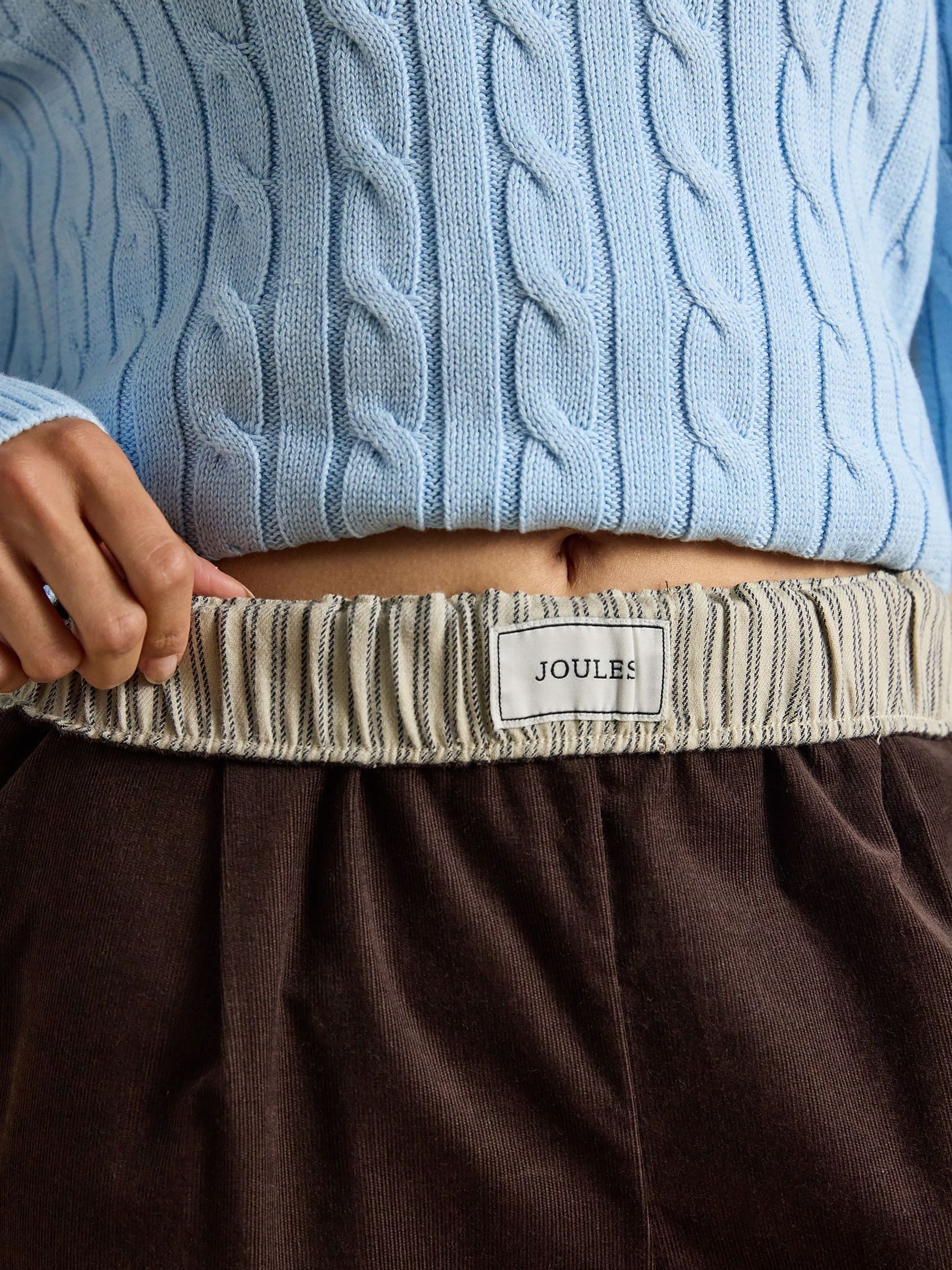 Brown Hallie Pull On Cord Trouser - Image 3 of 7
