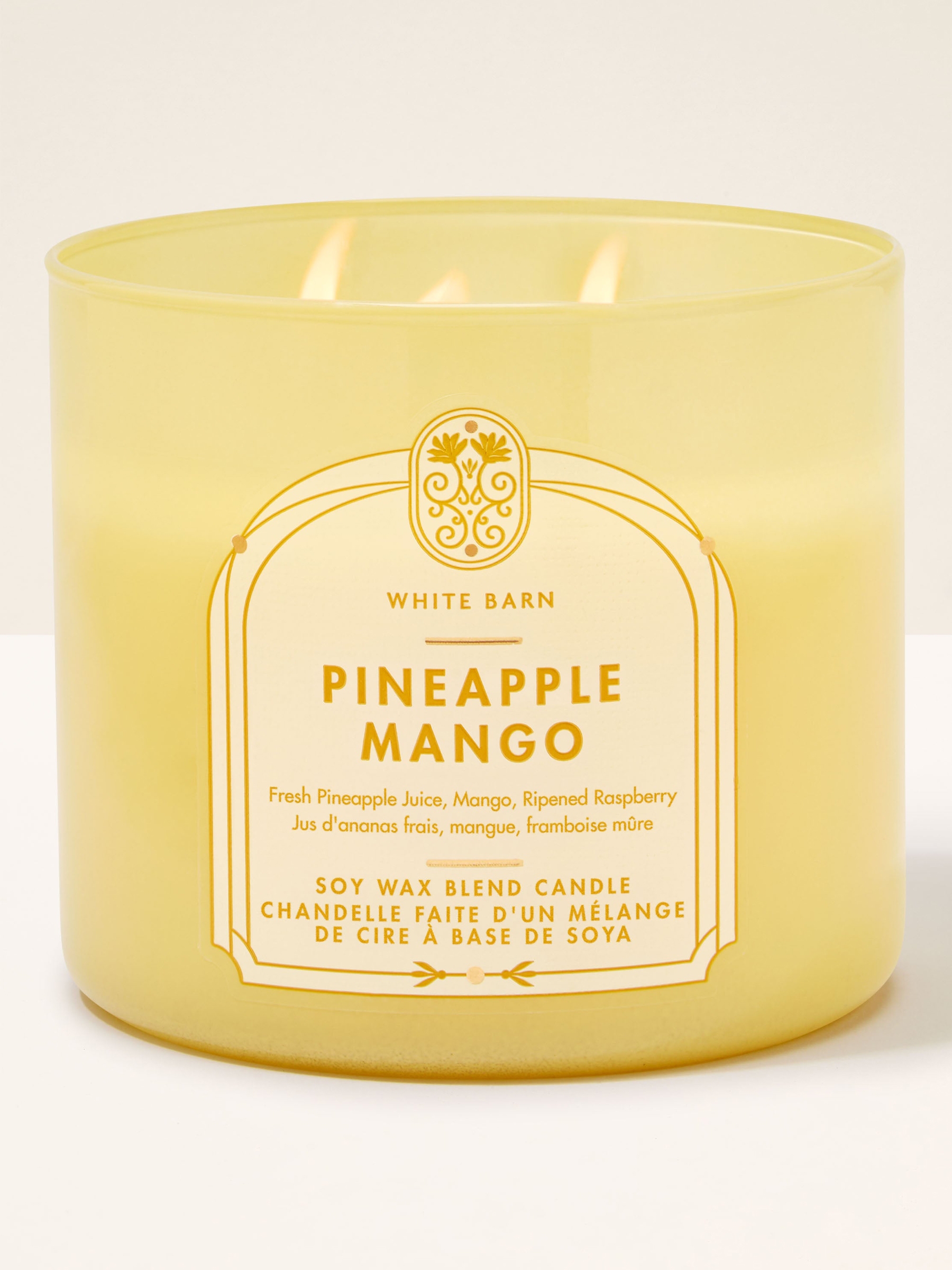 Pineapple Mango Candle 411g 3 Wick - Image 1 of 2