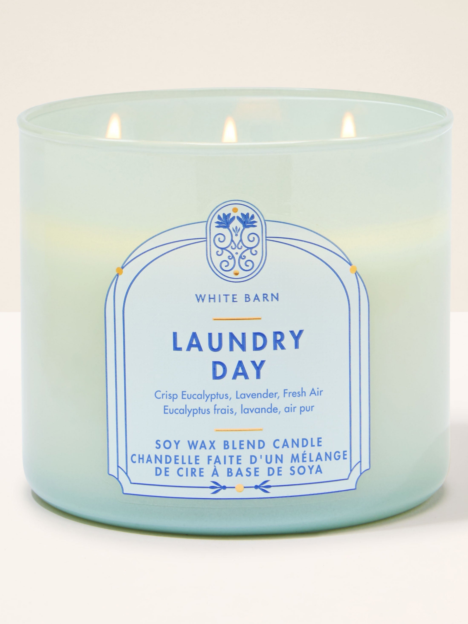 キャンドル BATH&BODYWORKS Candles (3set) Laundry Day Candle 411g 3 Wick | Bath & Body Works
