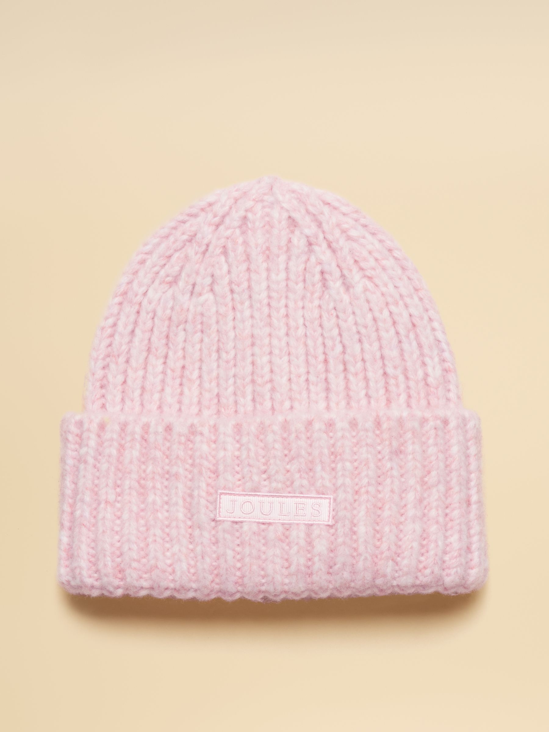 Chunky Light Pink Knitted Beanie - Image 5 of 7