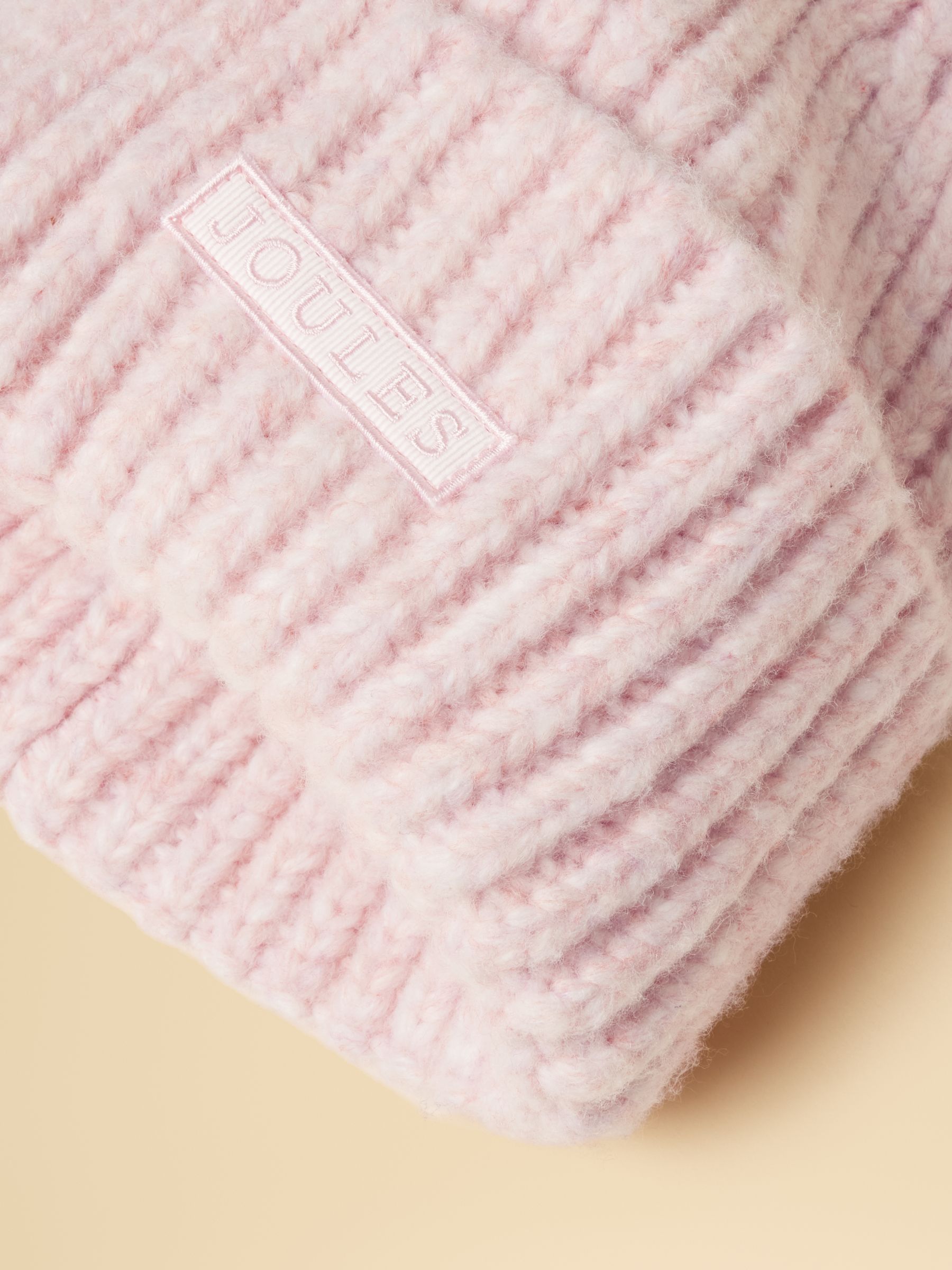 Chunky Light Pink Knitted Beanie - Image 7 of 7