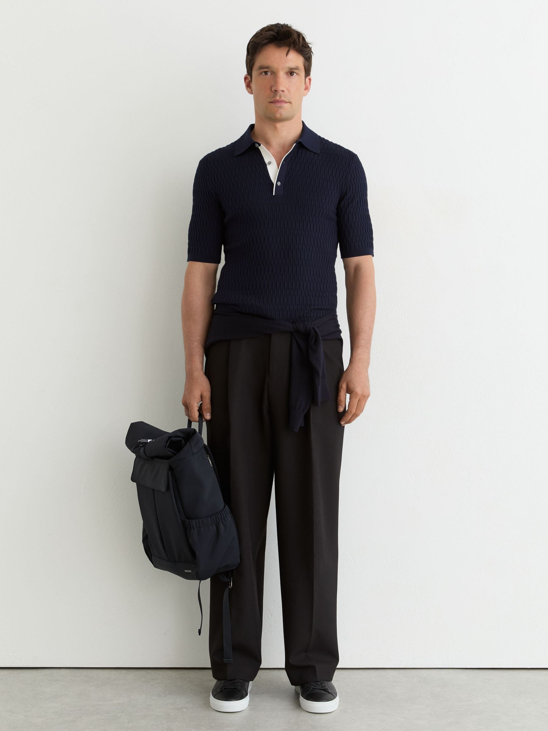 Polo Shirt in Navy - image 5