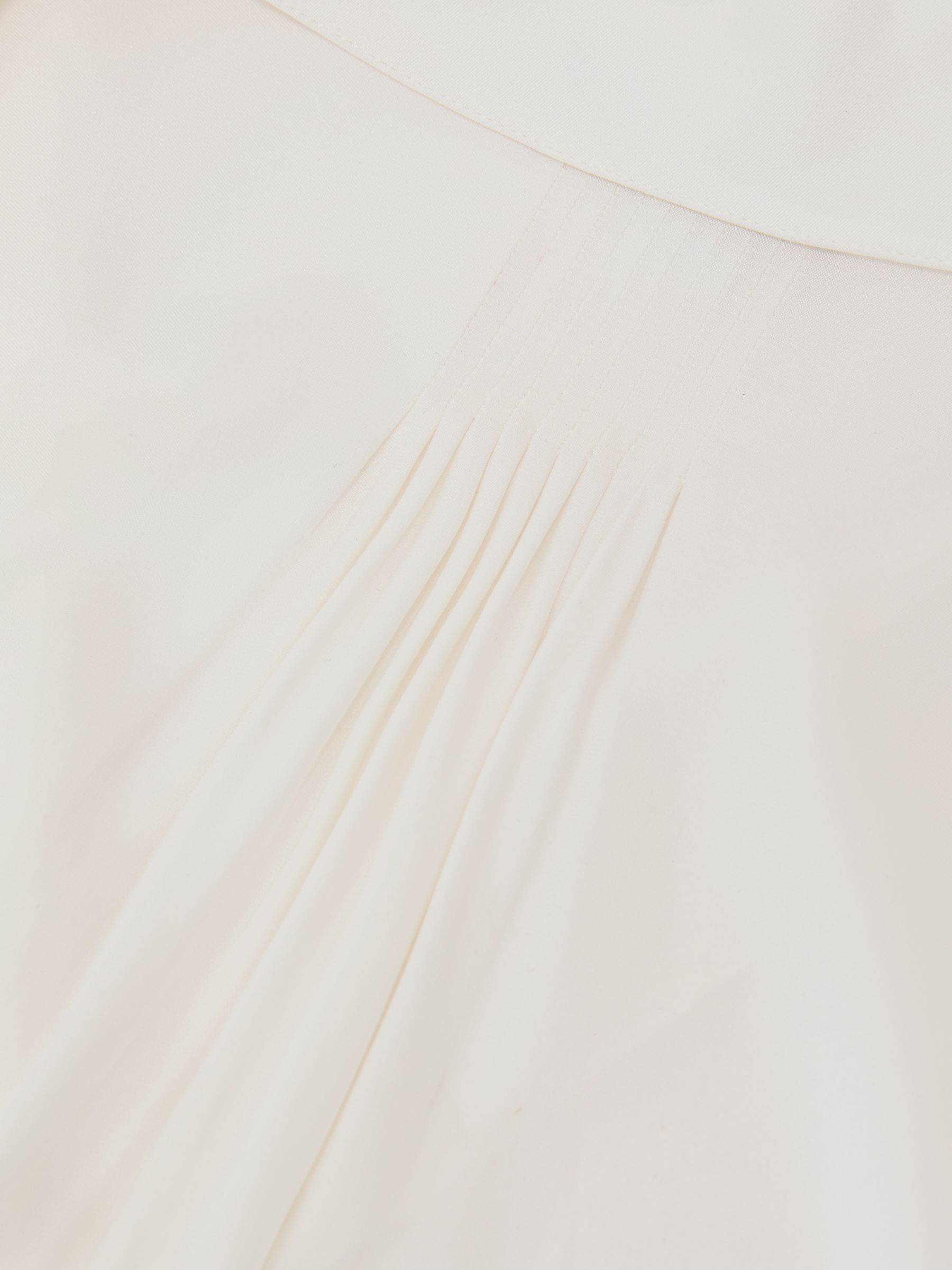 Silk-Blend Open-Collar Shirt in Ivory - image 3