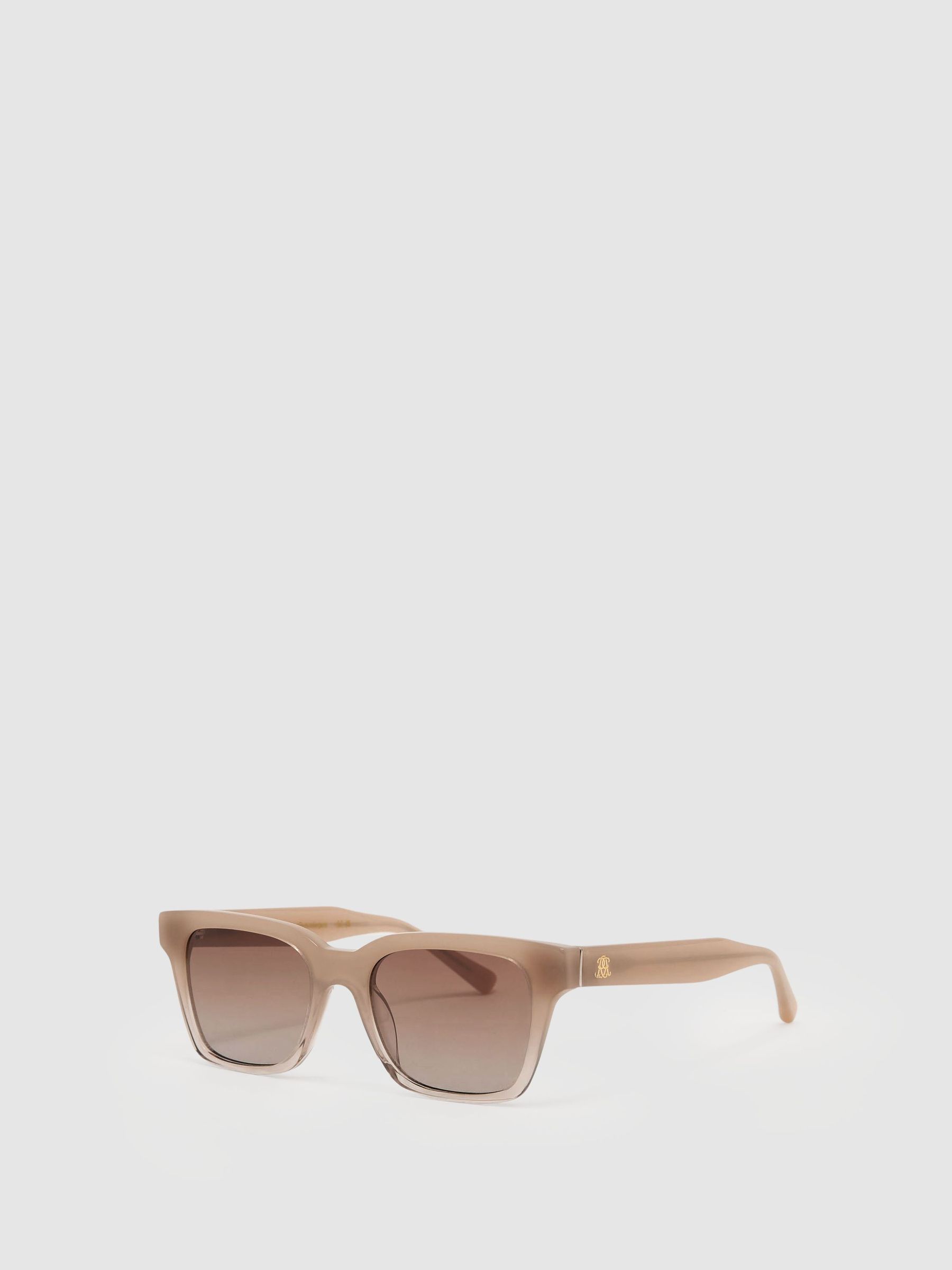 MessyWeekend Rectangle-Frame Sunglasses in Taupe - Image 3 of 6