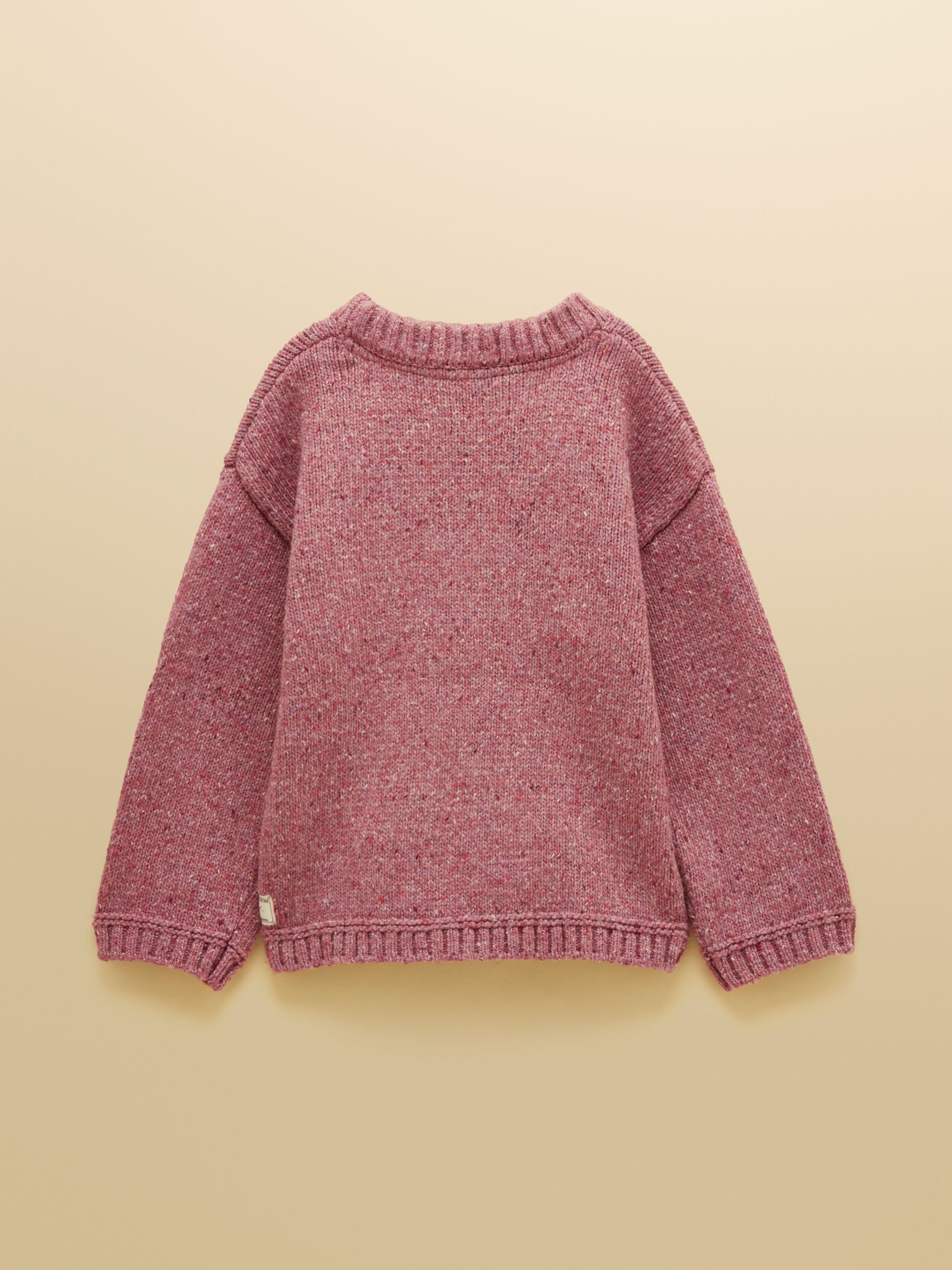 Kids' Fisherman Pink Rib Jumper - Image 2 of 4