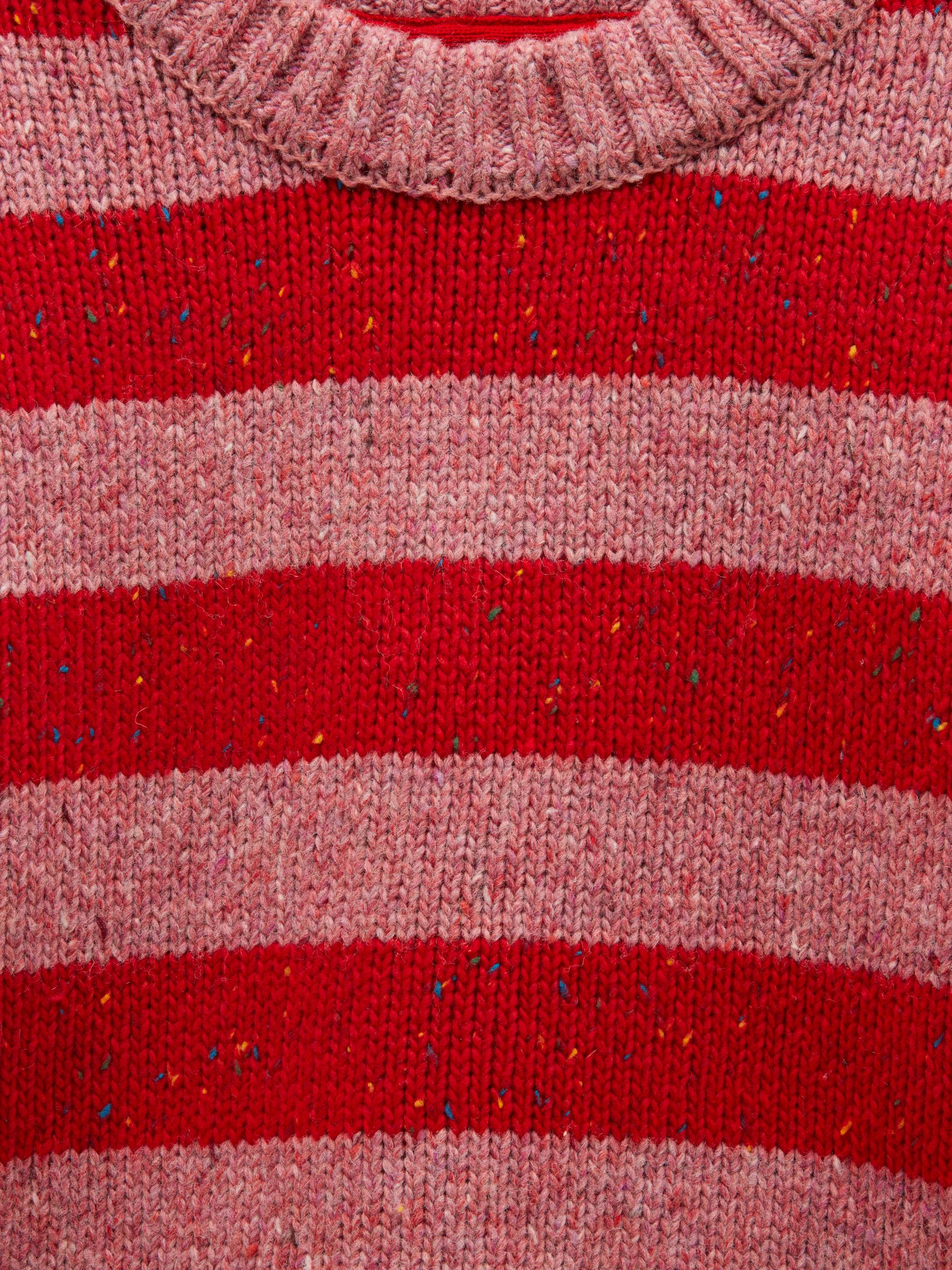 Kids' Fisherman Red & Pink Rib Jumper - Image 4 of 4