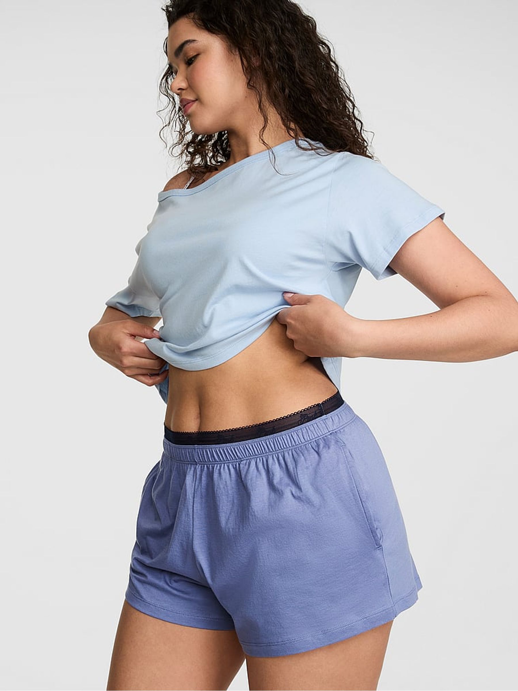 Pink Fire Jersey Short Pyjama Bottoms - Image 1 of 2