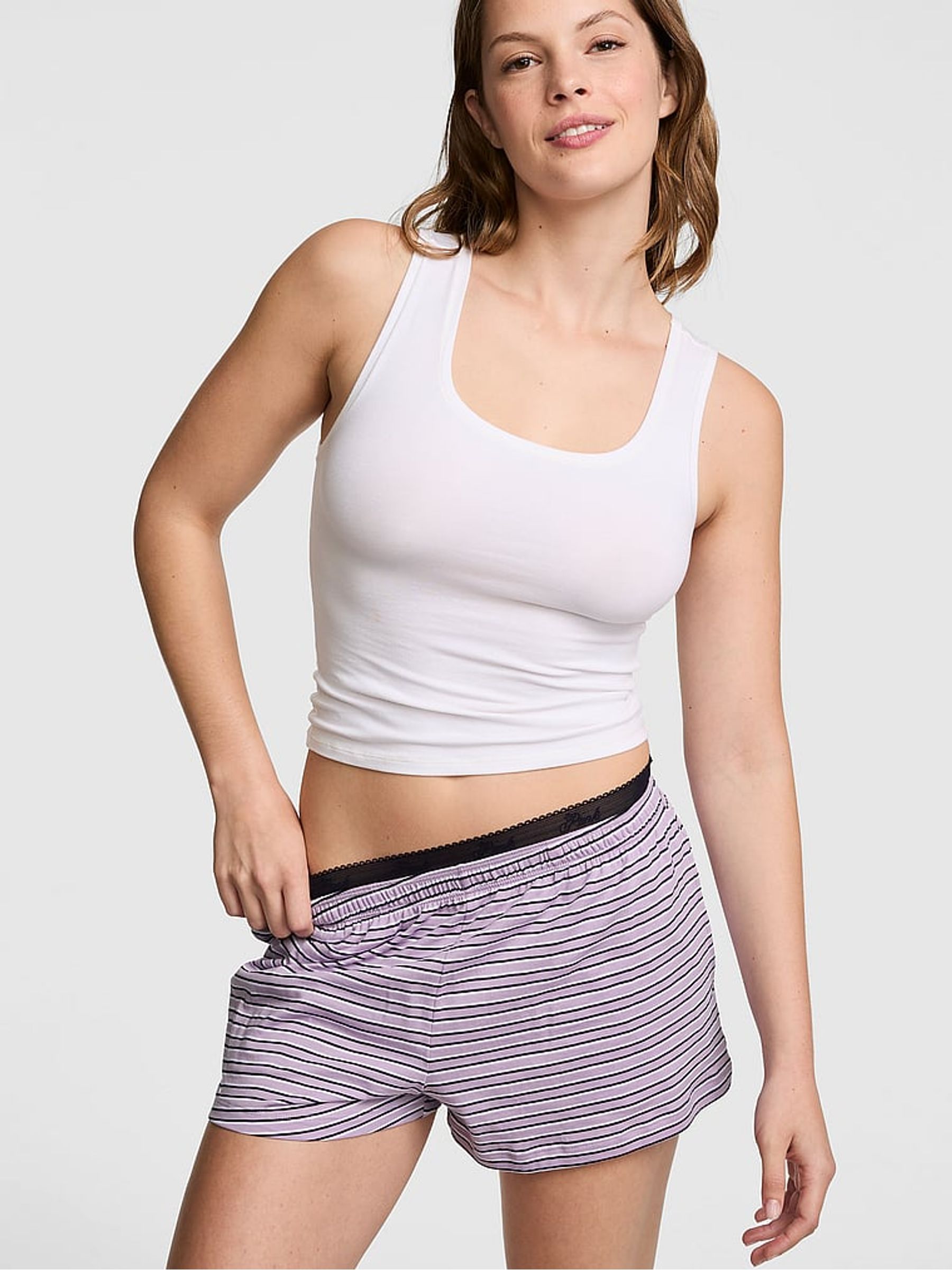 Slate Green Jersey Short Pyjama Bottoms - Image 1 of 2