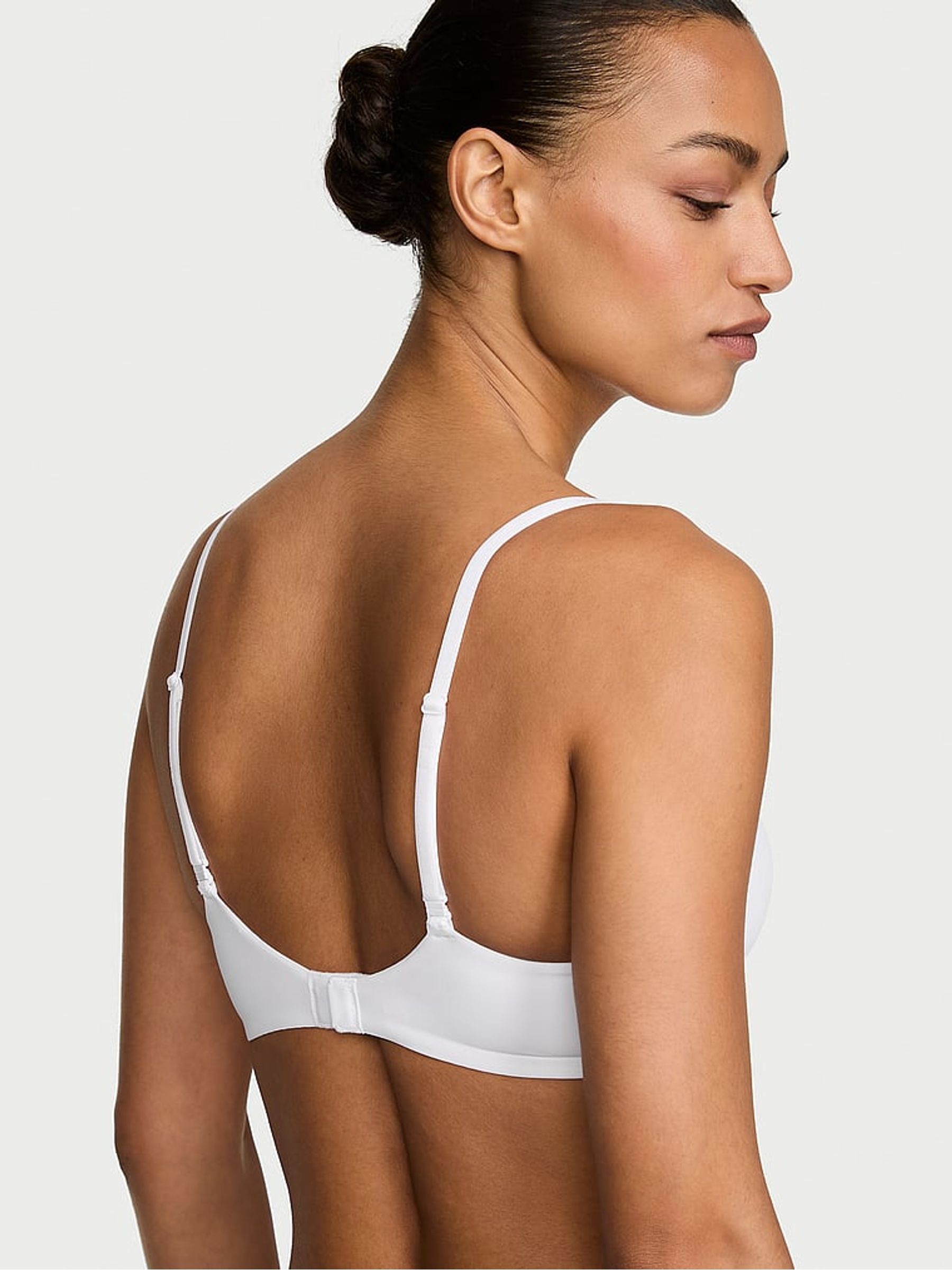 White Lightly Lined Balcony Bra - Image 2 of 2