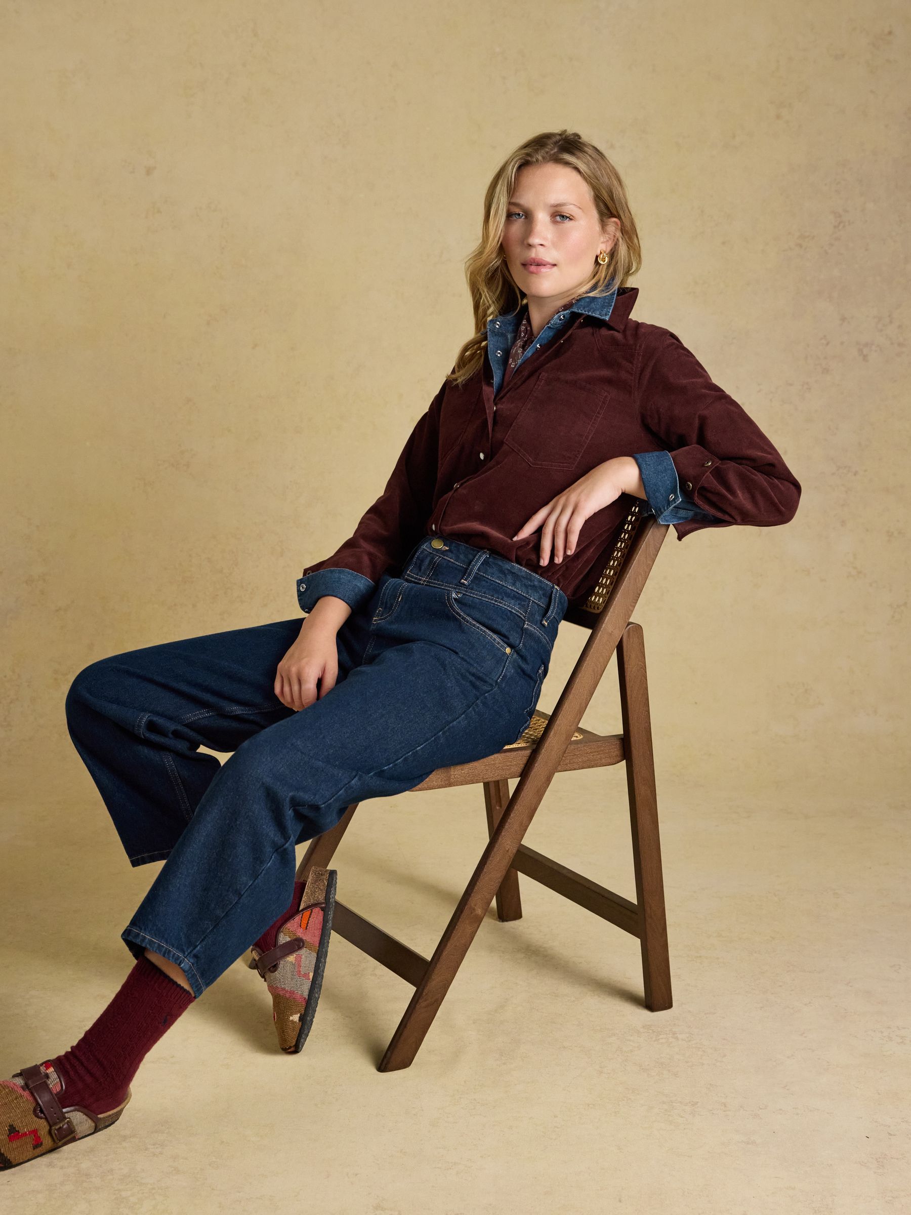 Dark Blue Western Barrel Jean - Image 3 of 7