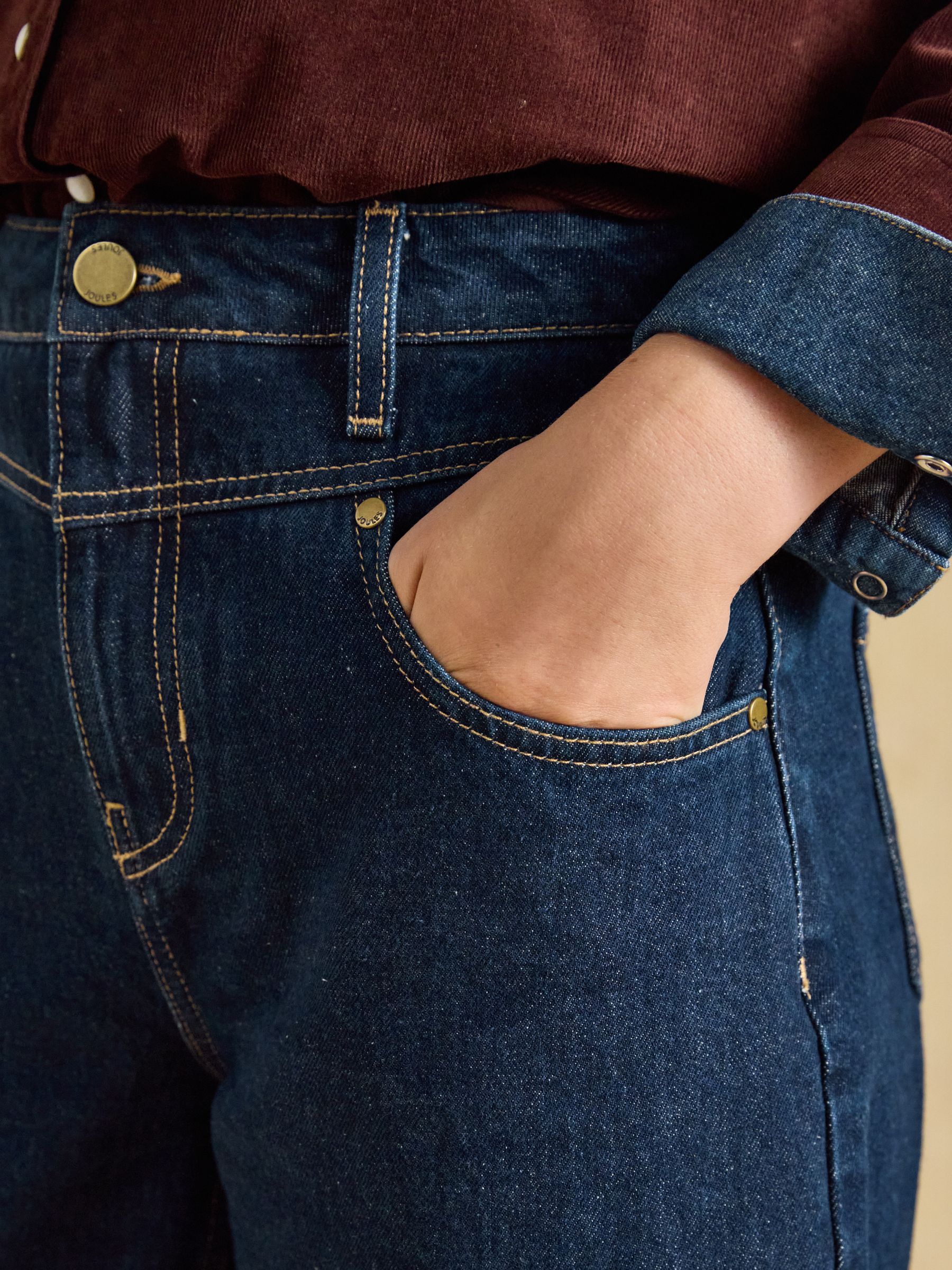 Dark Blue Western Barrel Jean - Image 4 of 7