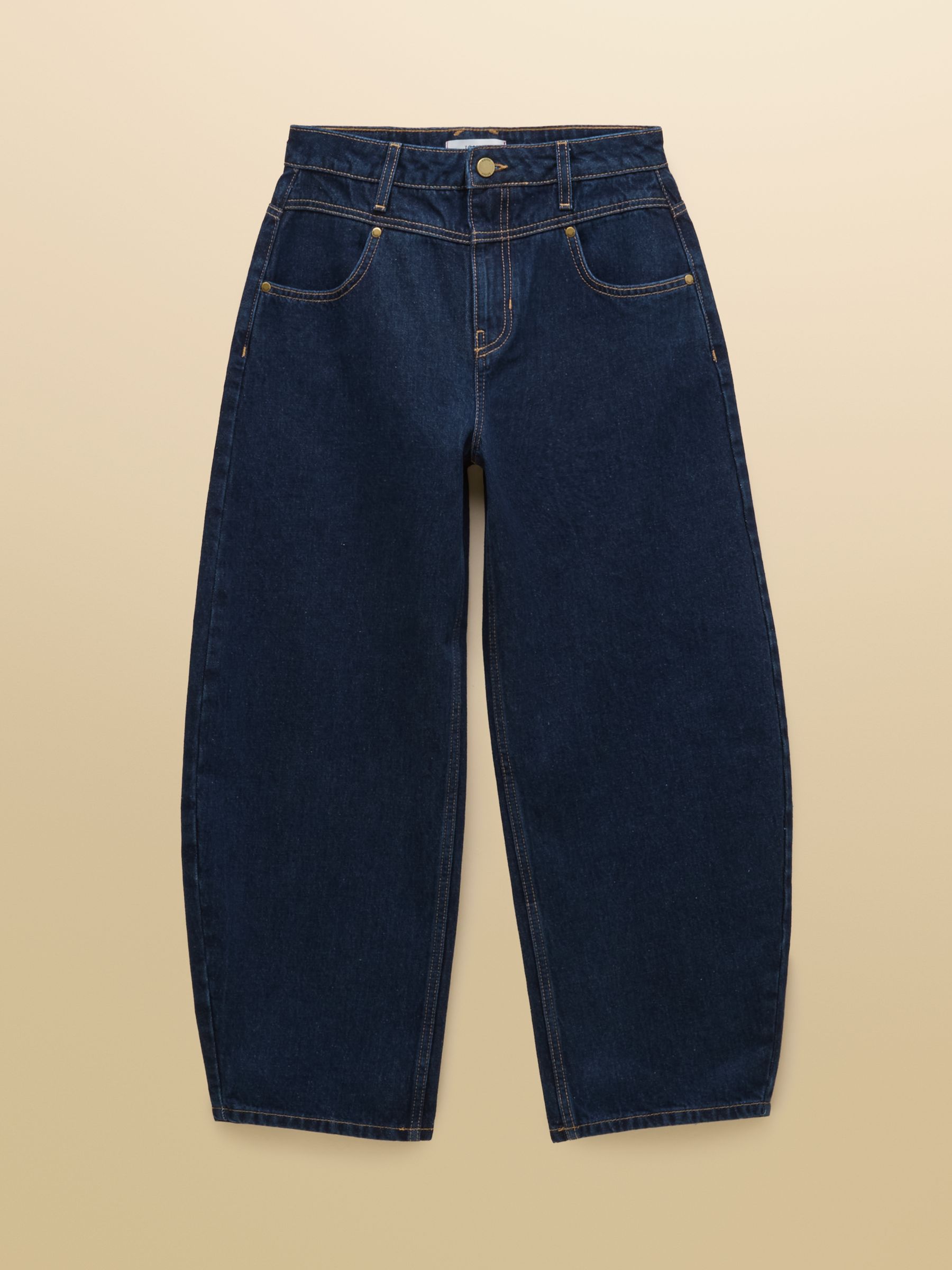 Dark Blue Western Barrel Jean - Image 7 of 7