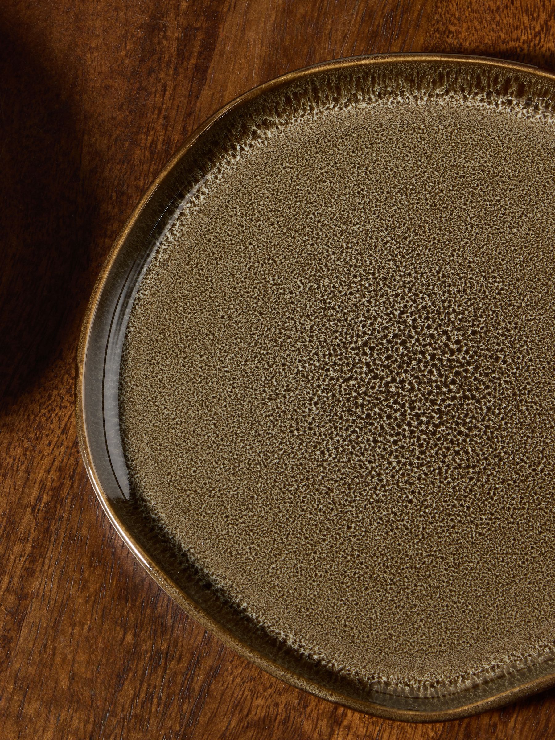 Set of 4 Vinnie Side Plates in Brown - Image 2 of 4 Set of 4 Vinnie Side Plates in Brown - Image 2 of 4