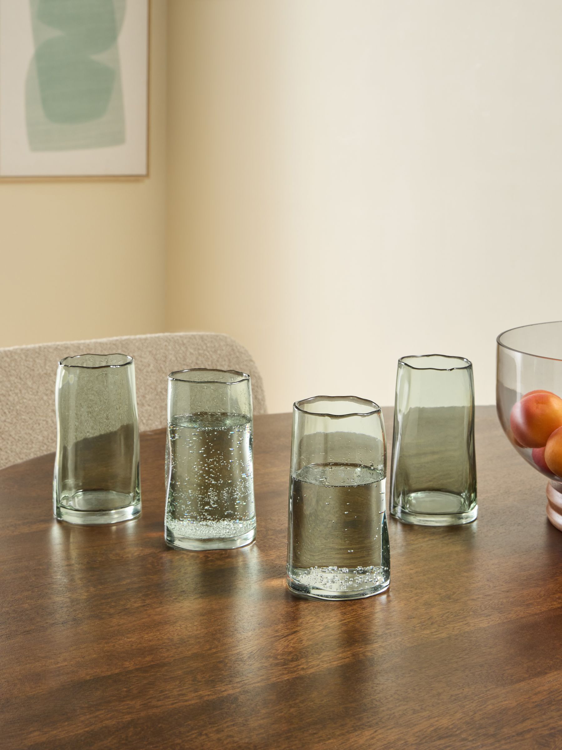 4 Pack Hiball Glass Solid Colour Spray in Green - Image 1 of 3