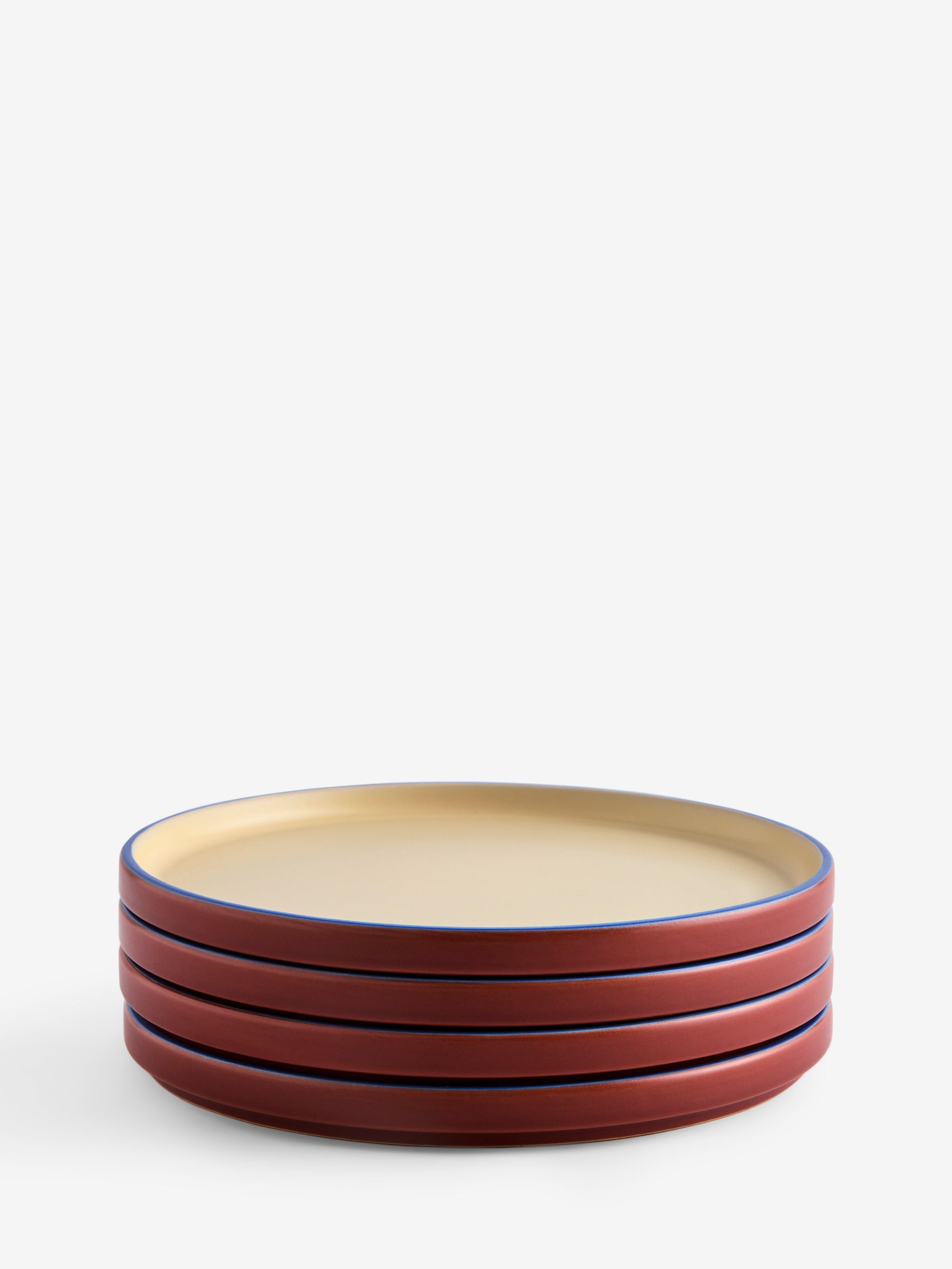 Set of 4 Allesio Side Plates in Brown - Image 3 of 3